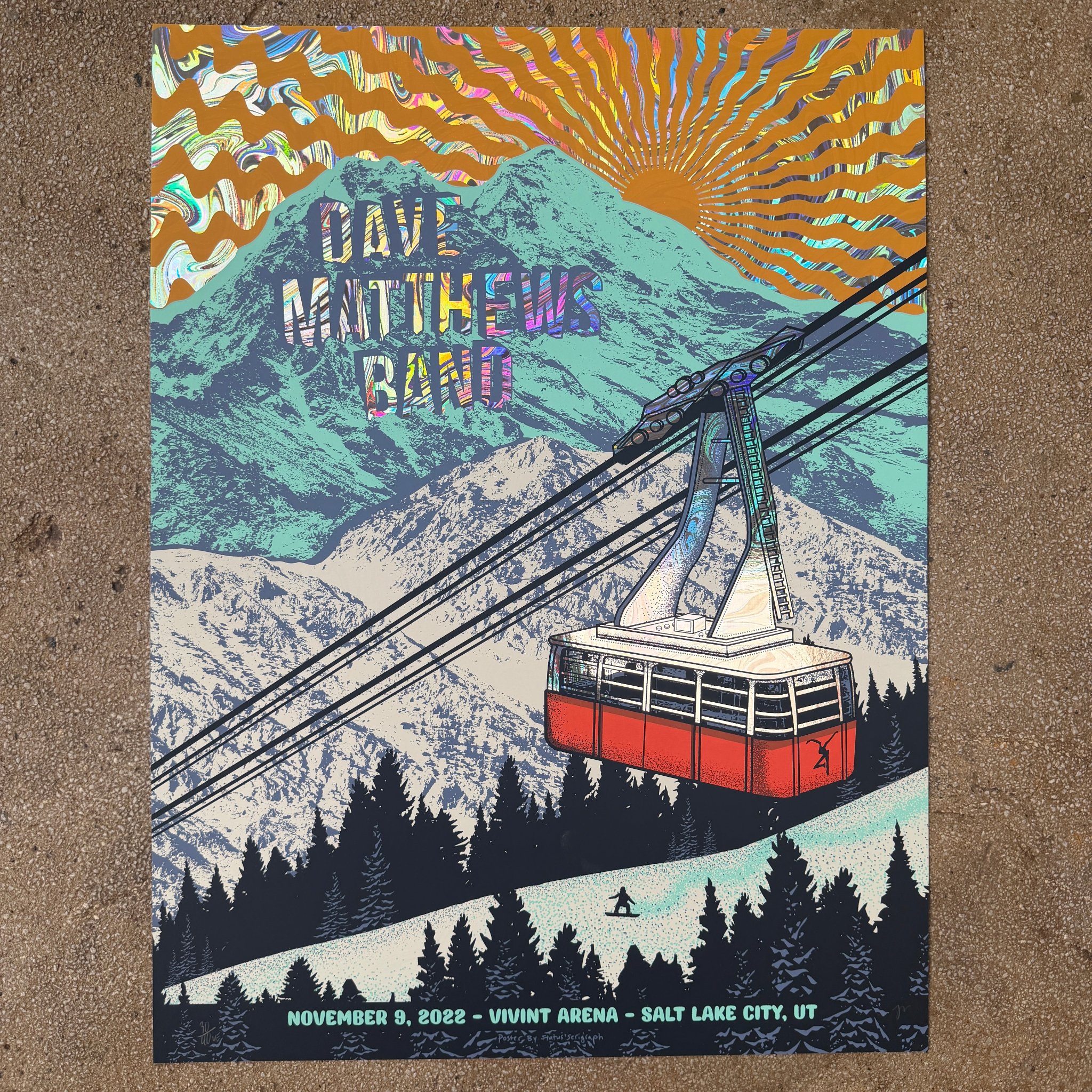 Dave Matthews Band poster by Justin Helton