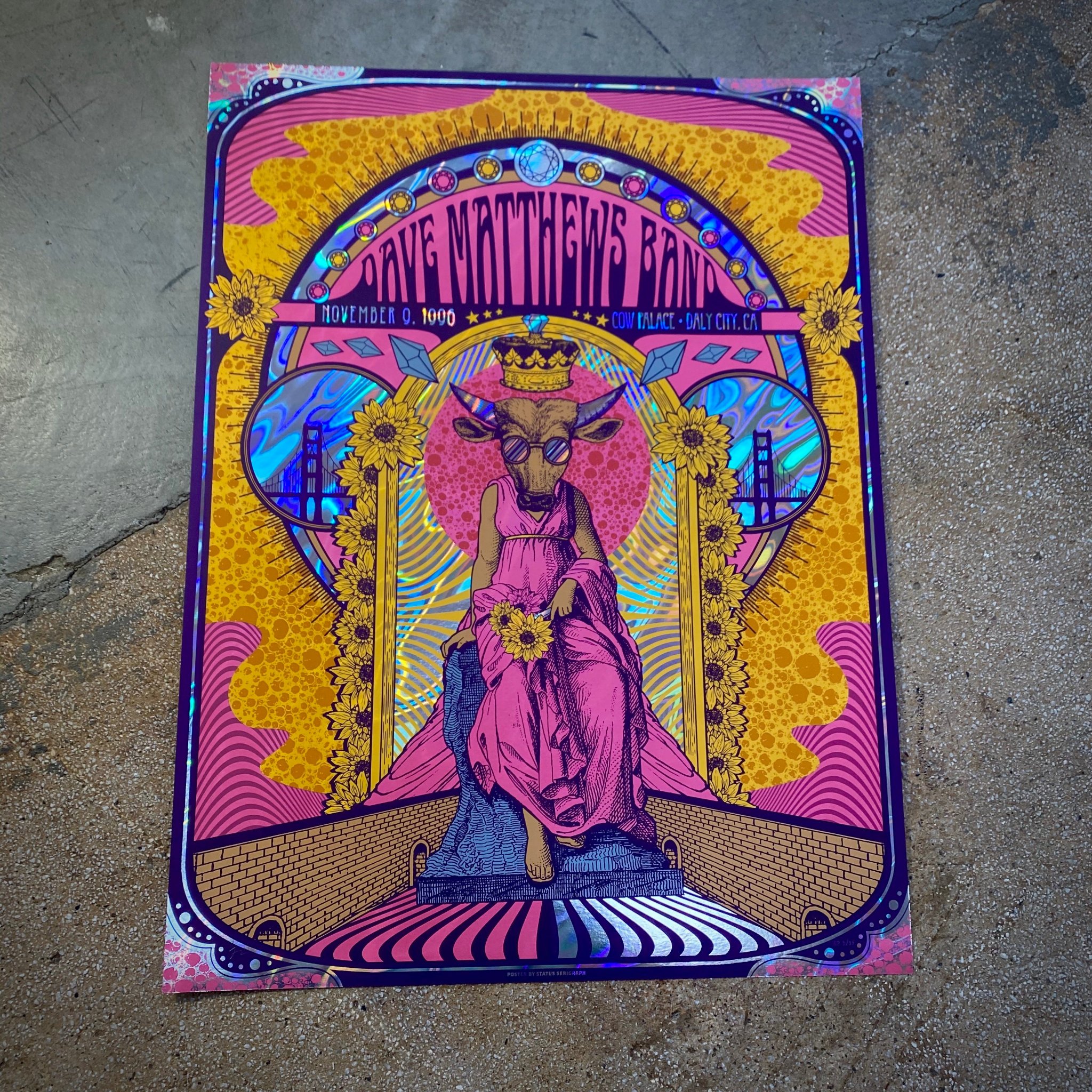 Dave Matthews Band poster by Justin Helton