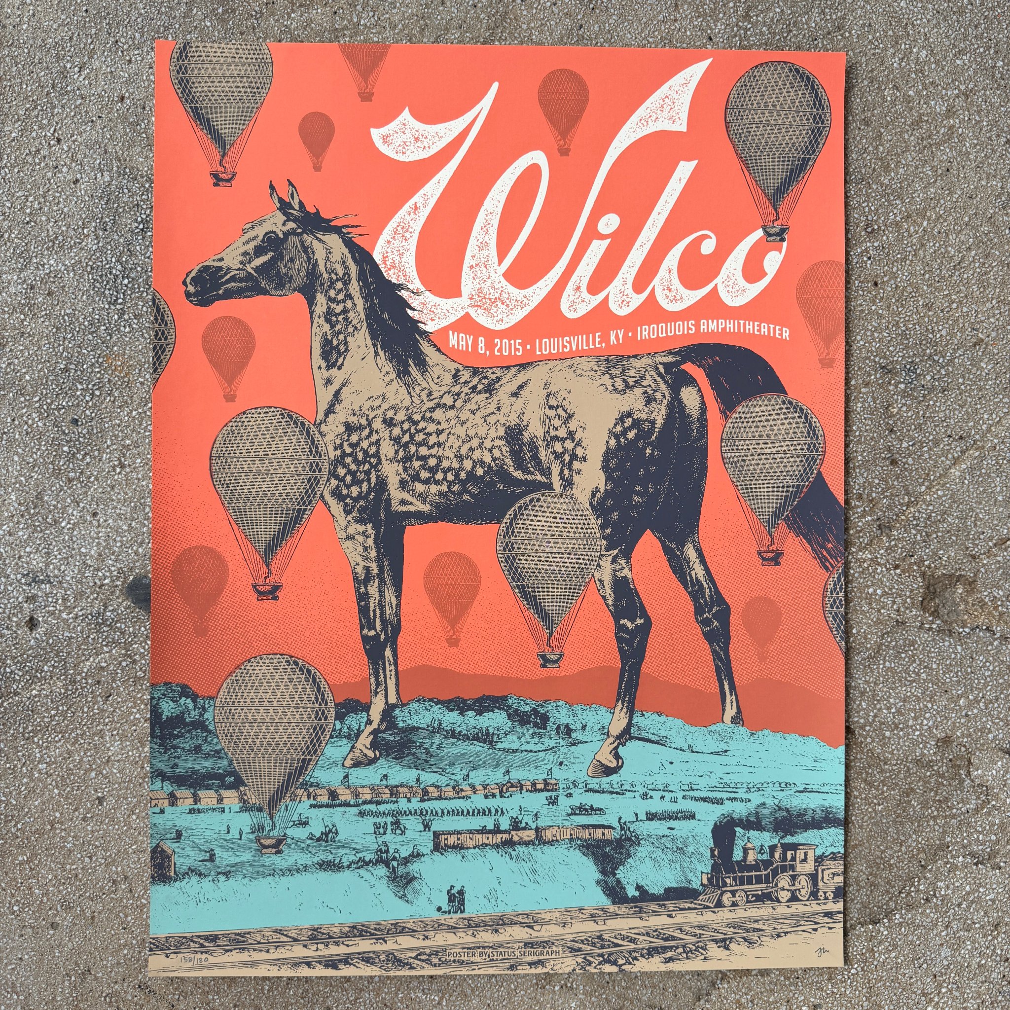 Wilco poster by Justin Helton