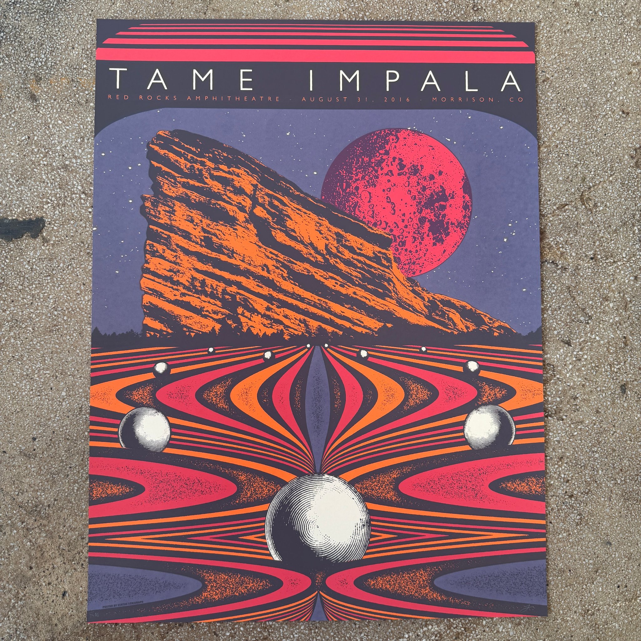 Tame Impala poster by Justin Helton