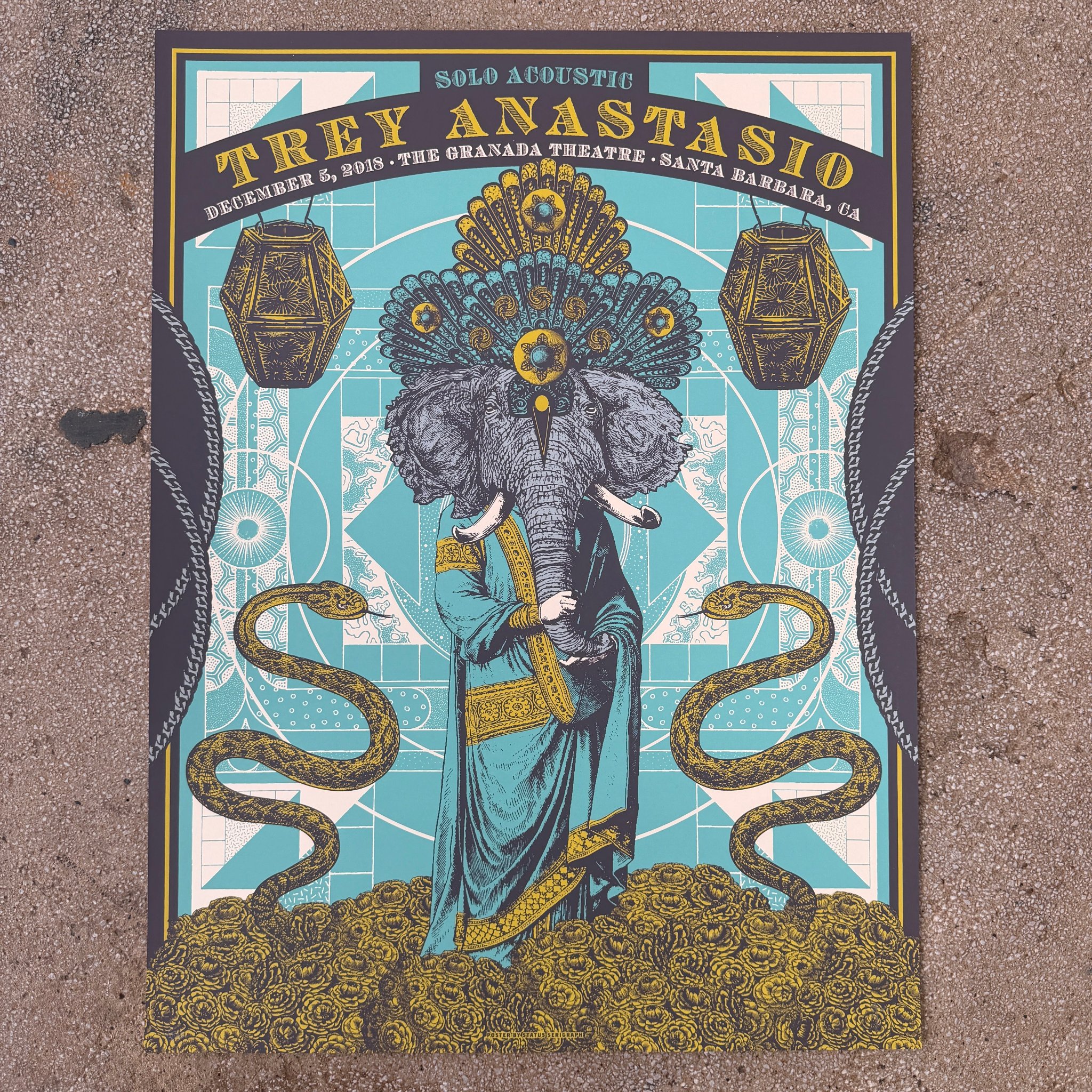 Trey Anastasio poster by Justin Helton