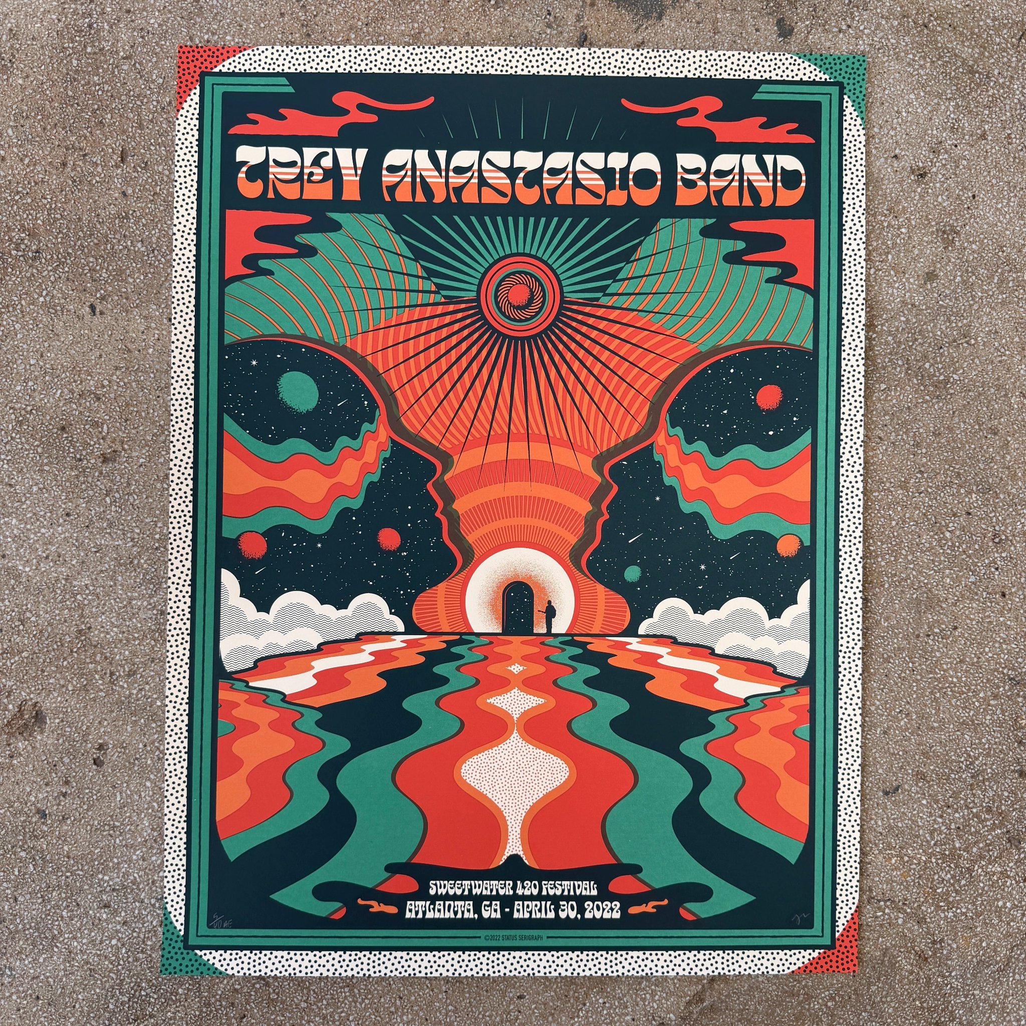 Trey Anastasio poster by Justin Helton