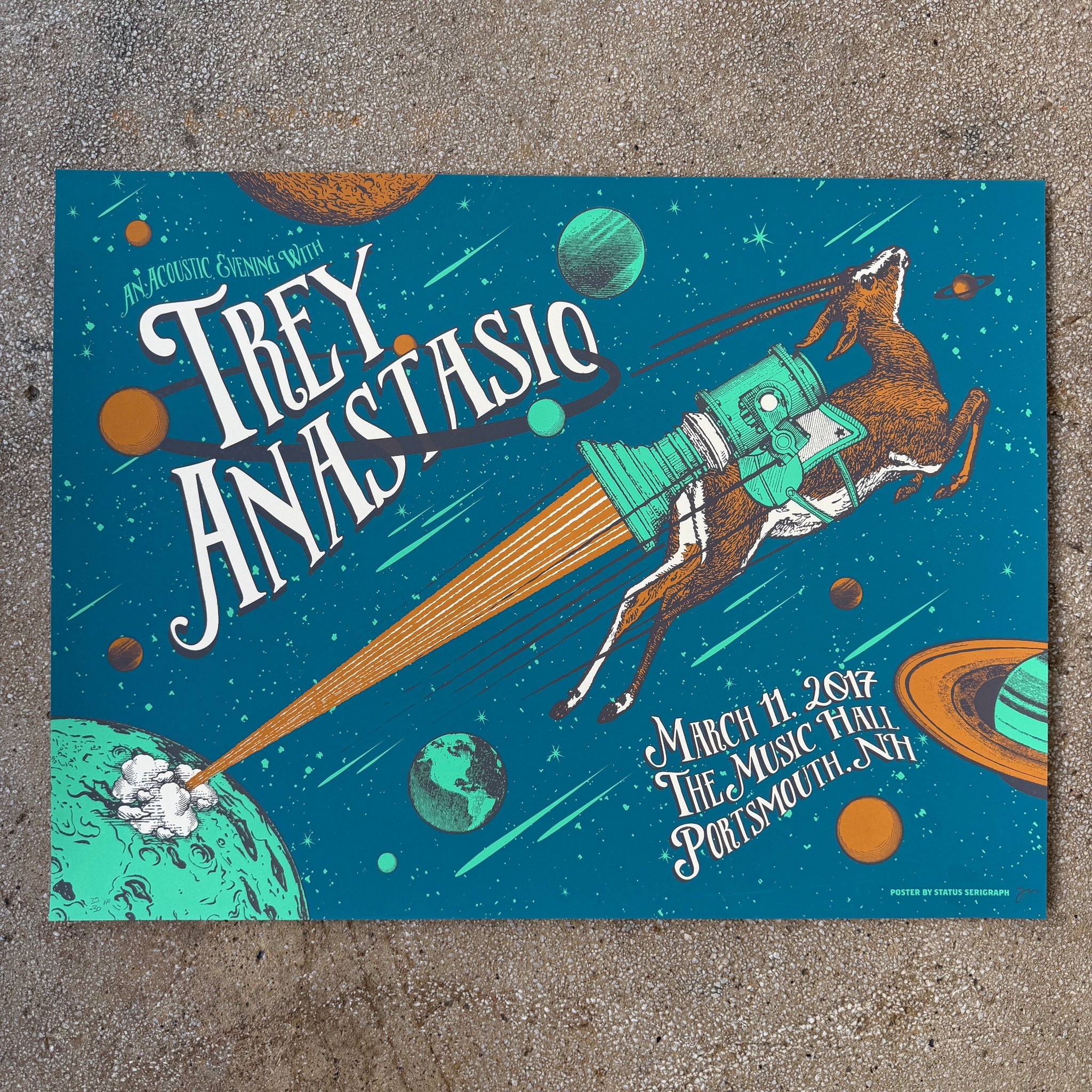 Trey Anastasio poster by Justin Helton