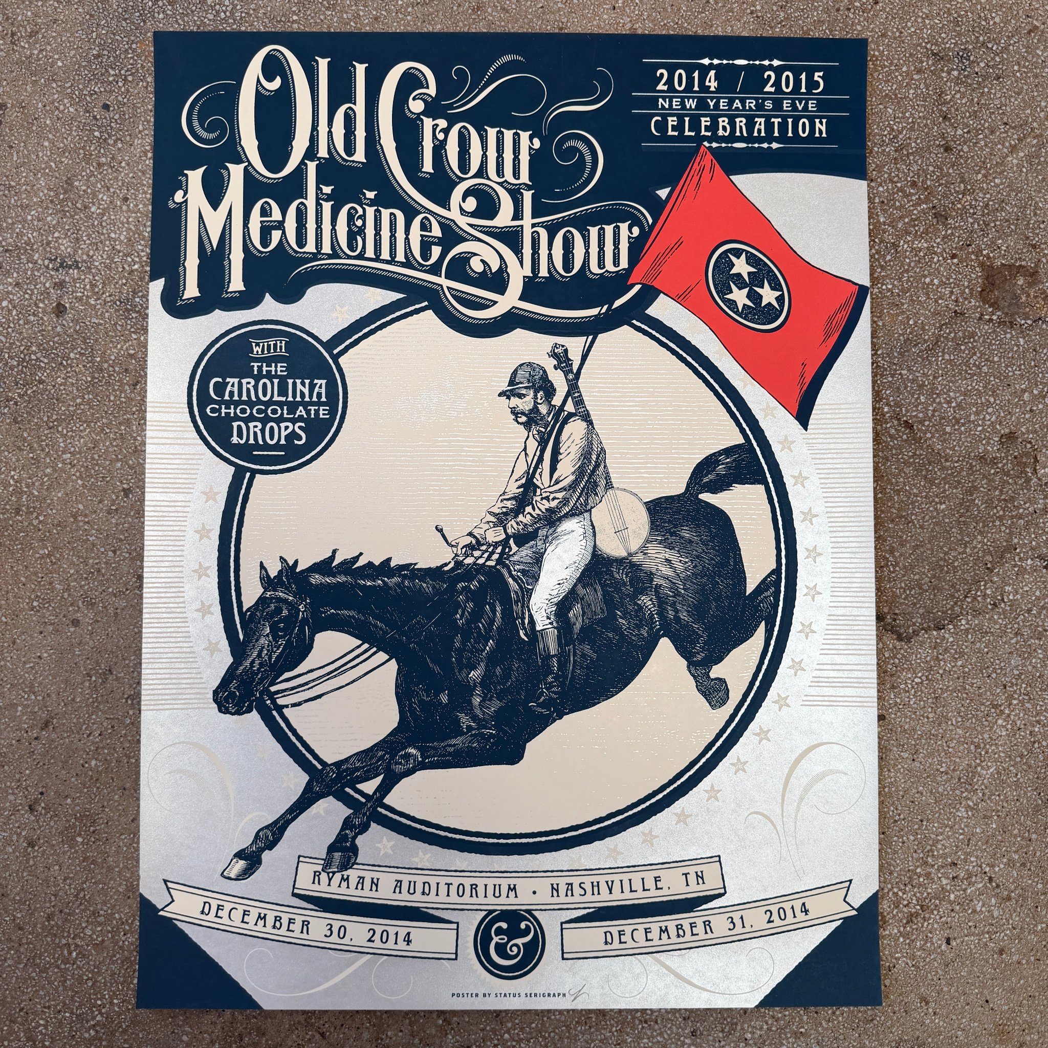 Old Crow Medicine Show poster by Justin Helton