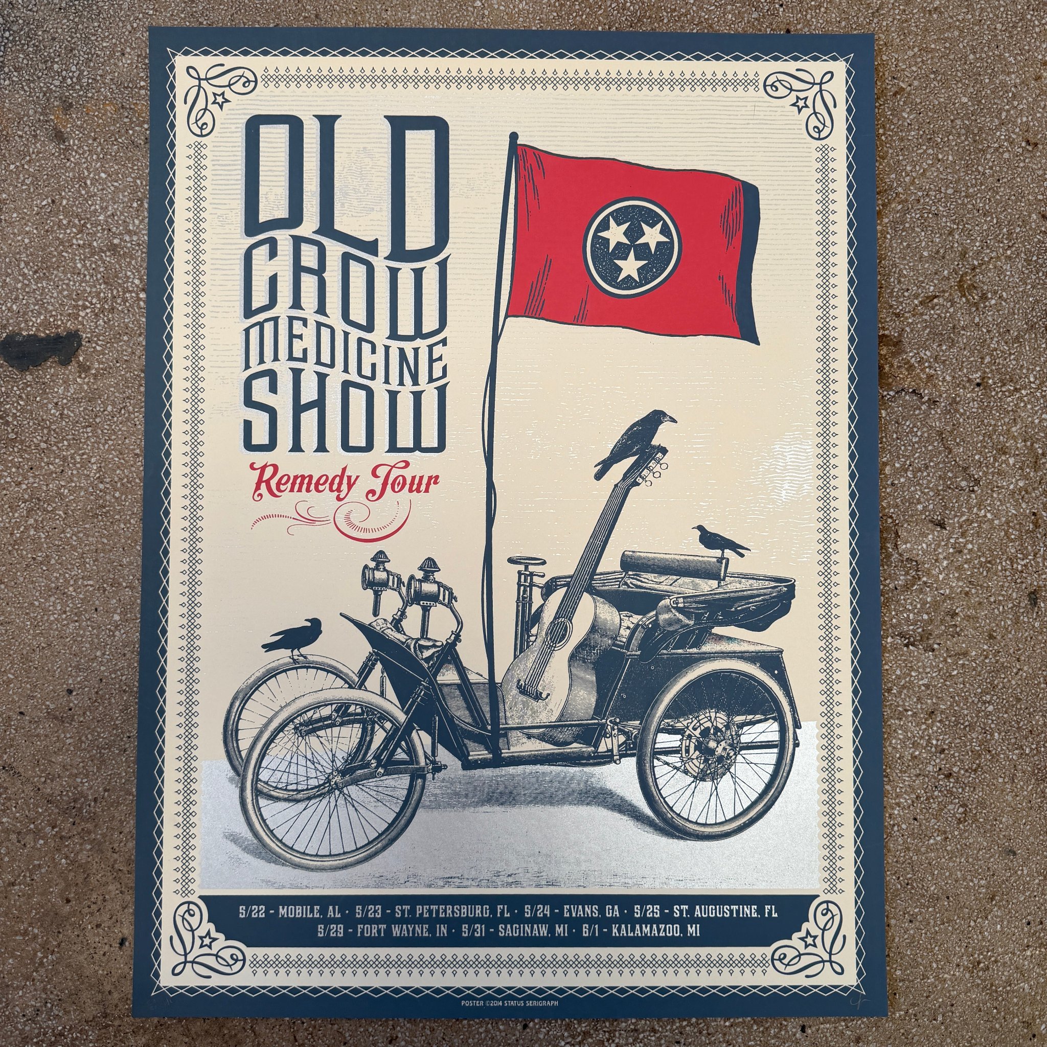 Old Crow Medicine Show poster by Justin Helton