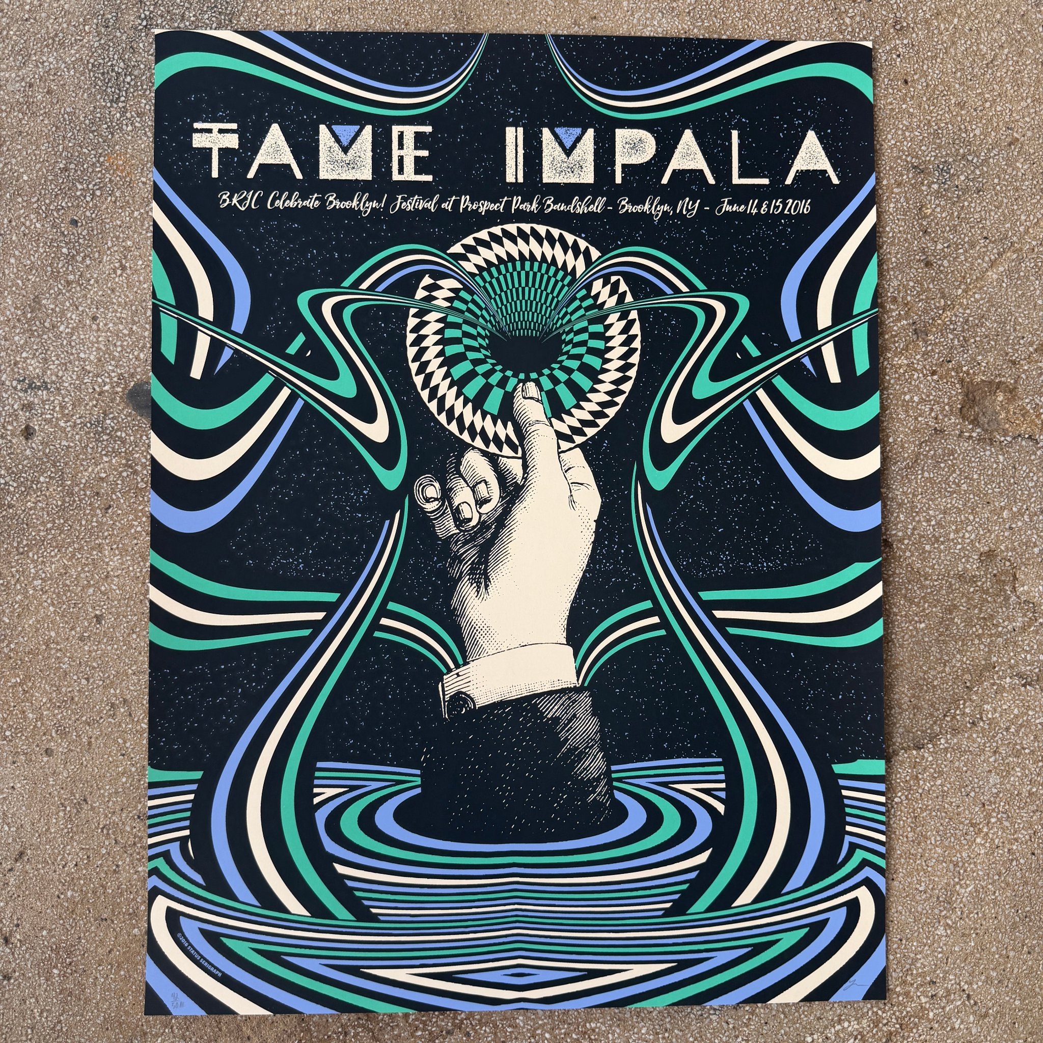 Tame Impala poster by Justin Helton