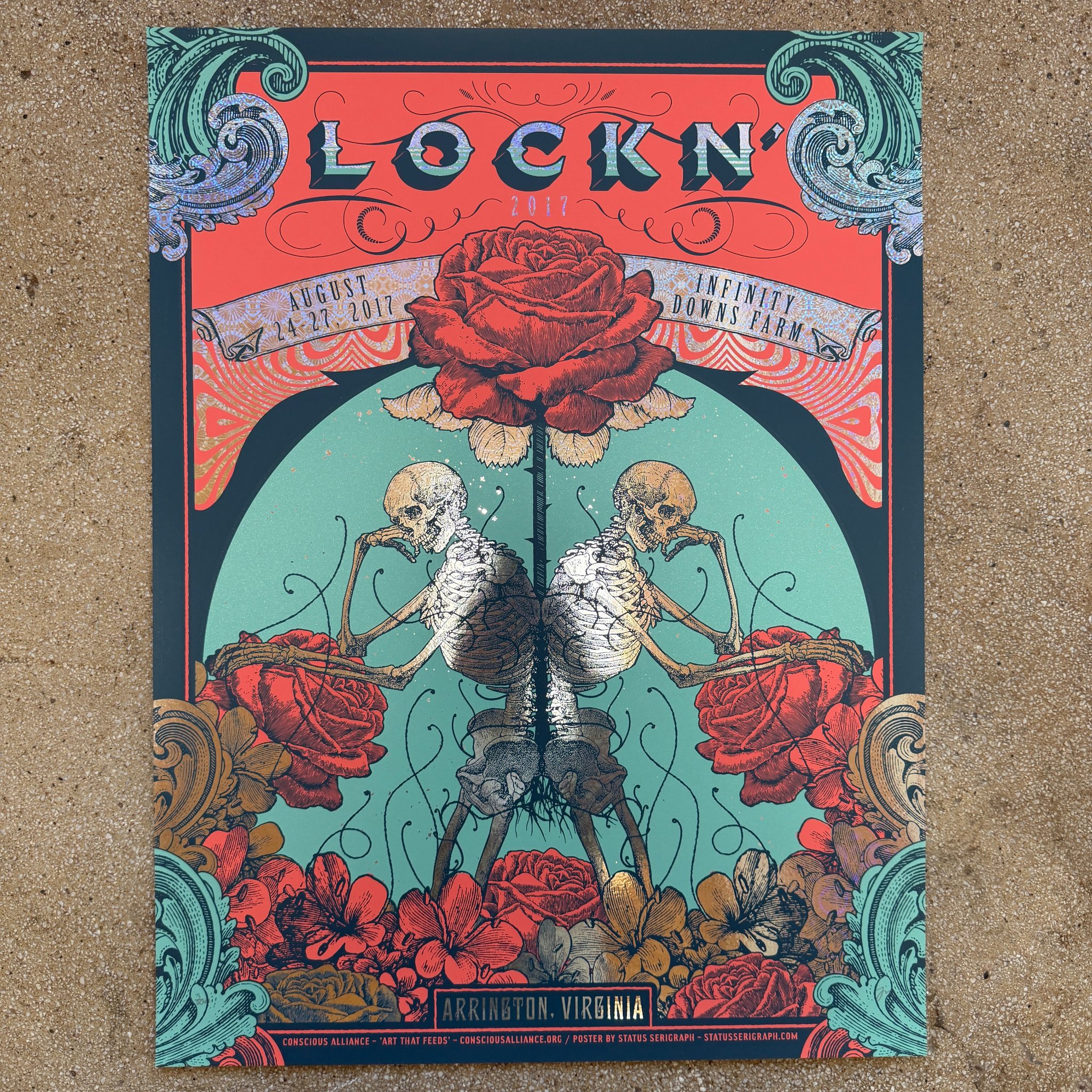 Lockn poster by Justin Helton