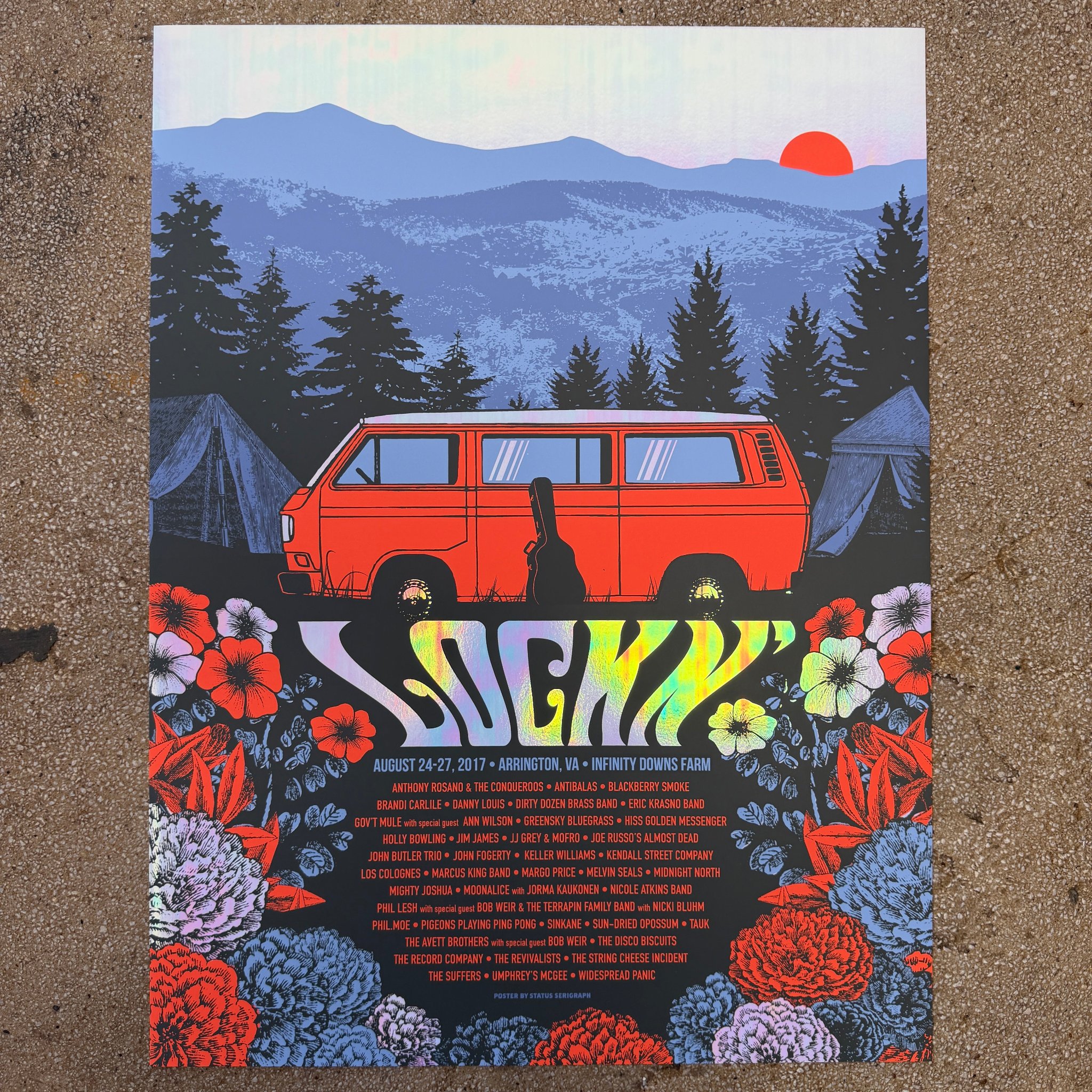 Lockn poster by Justin Helton