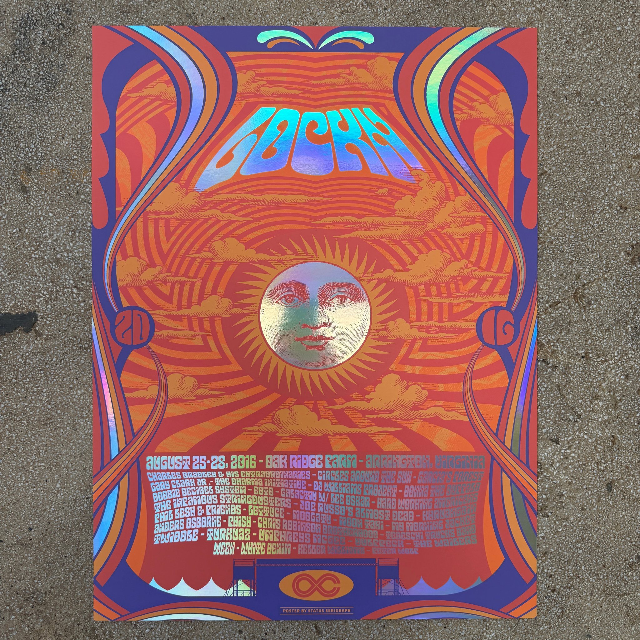 Lockn poster by Justin Helton