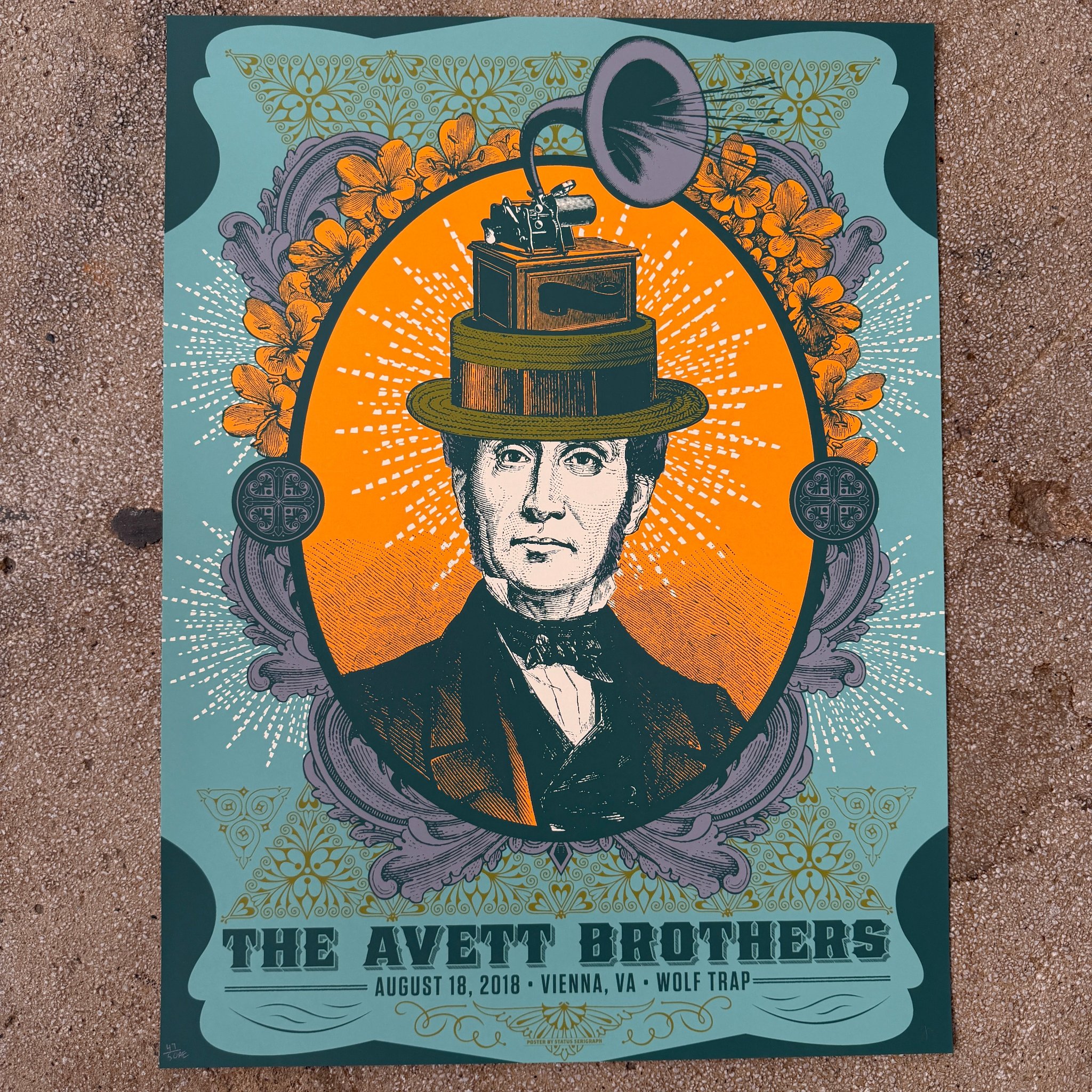 The Avett Brothers poster by Justin Helton