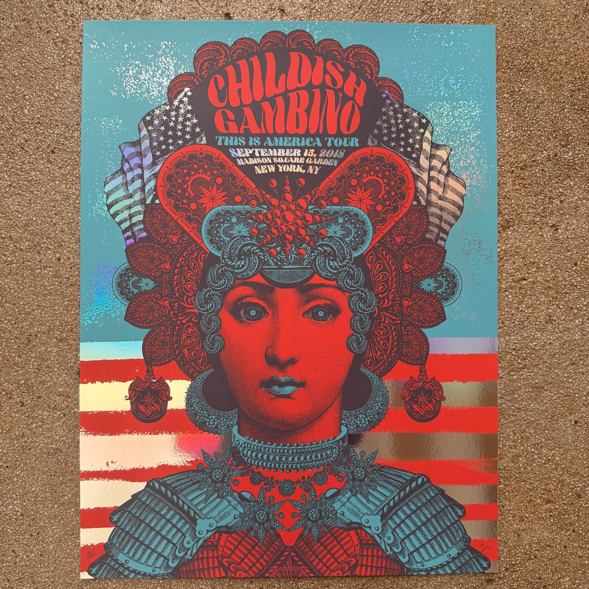 Childish Gambino poster by Justin Helton