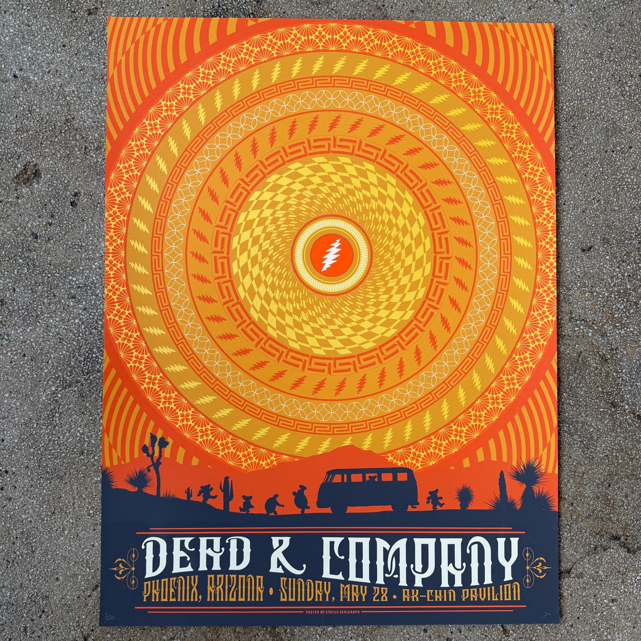 Dead & Company poster by Status Serigraph