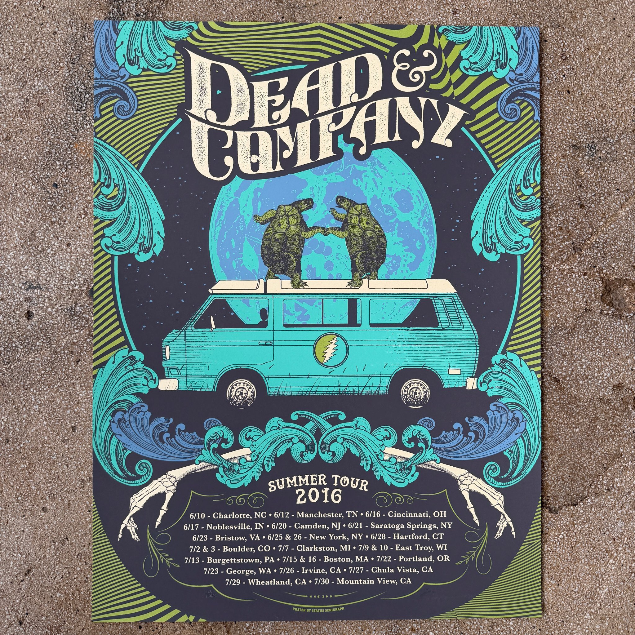 Dead & Company poster by Status Serigraph