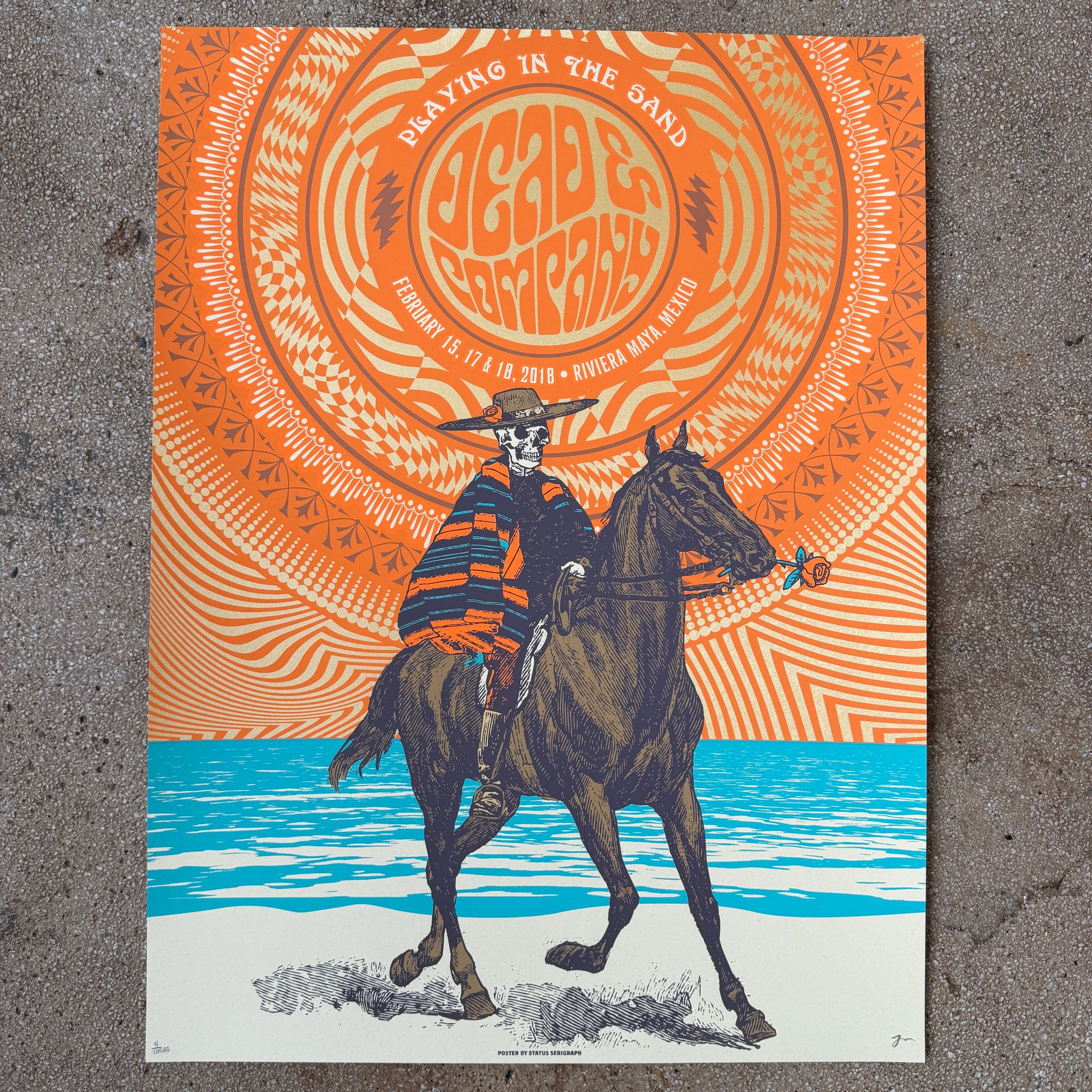 Dead & Company poster by Status Serigraph