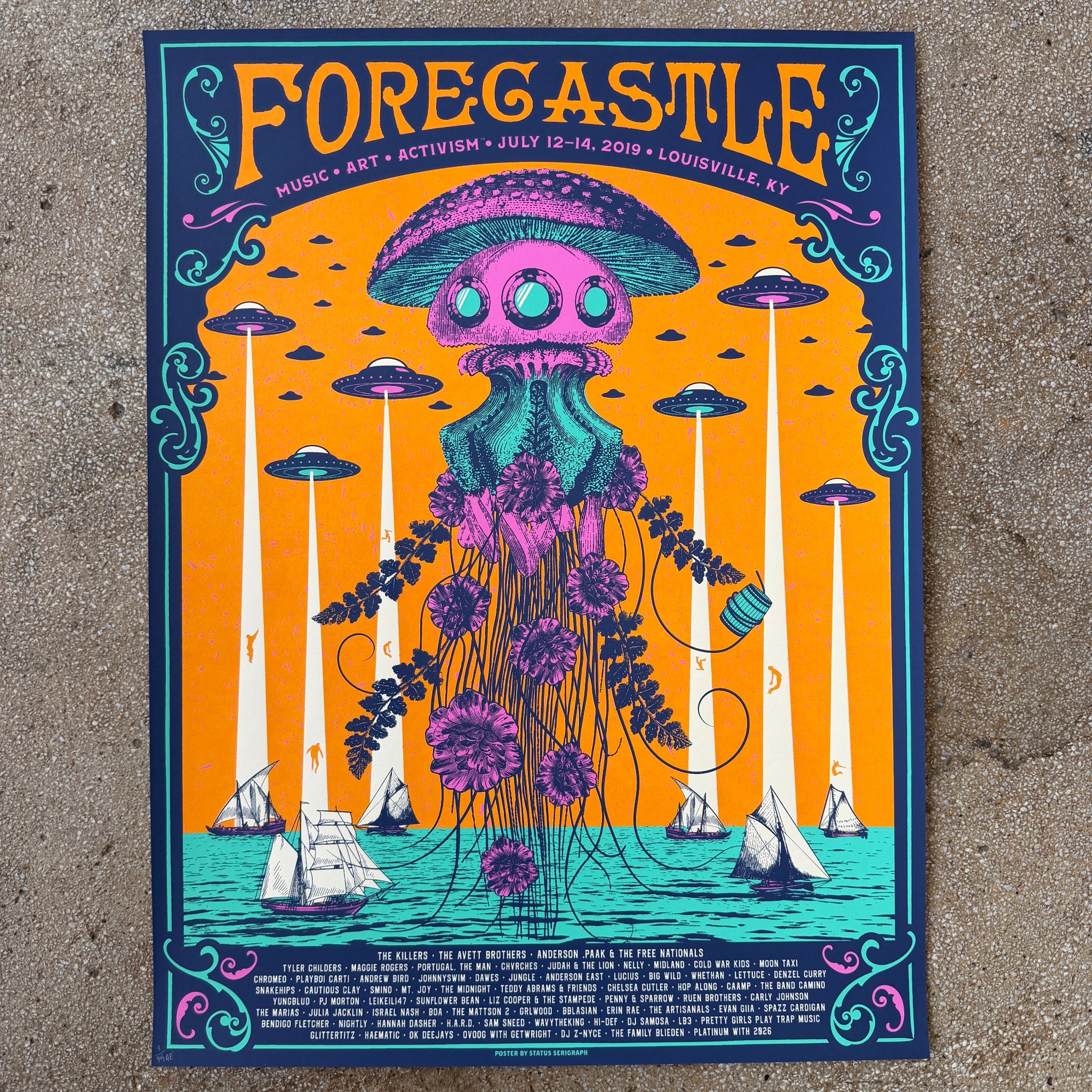 Forecastle poster by Status Serigraph