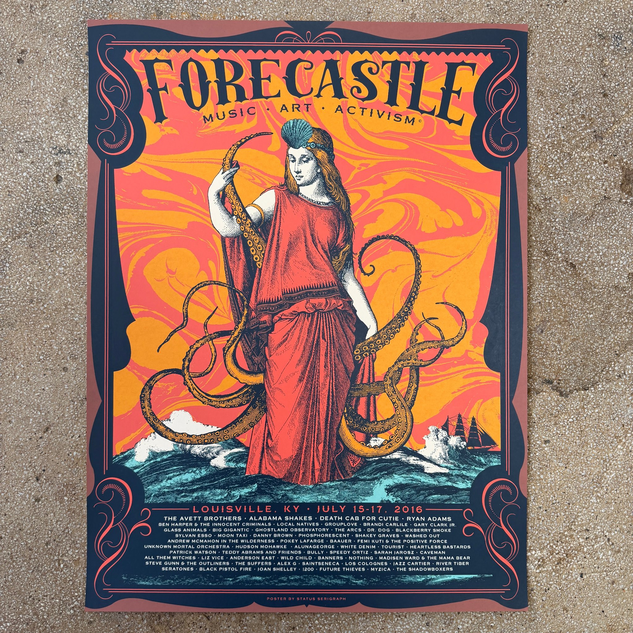 Forecastle poster by Status Serigraph