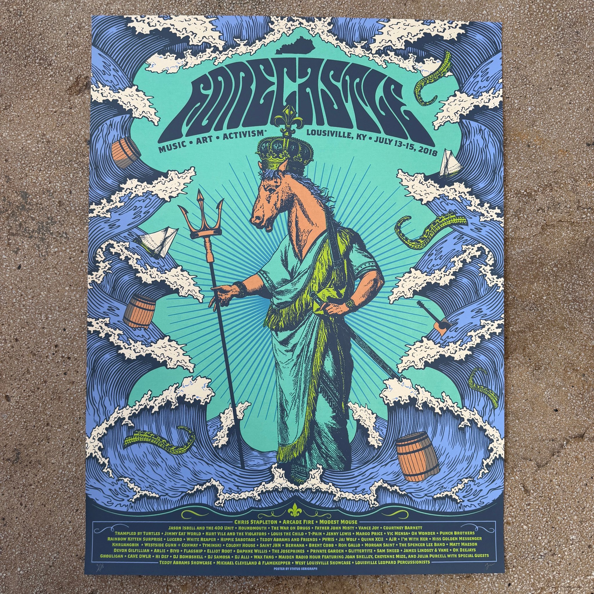 Forecastle poster by Status Serigraph