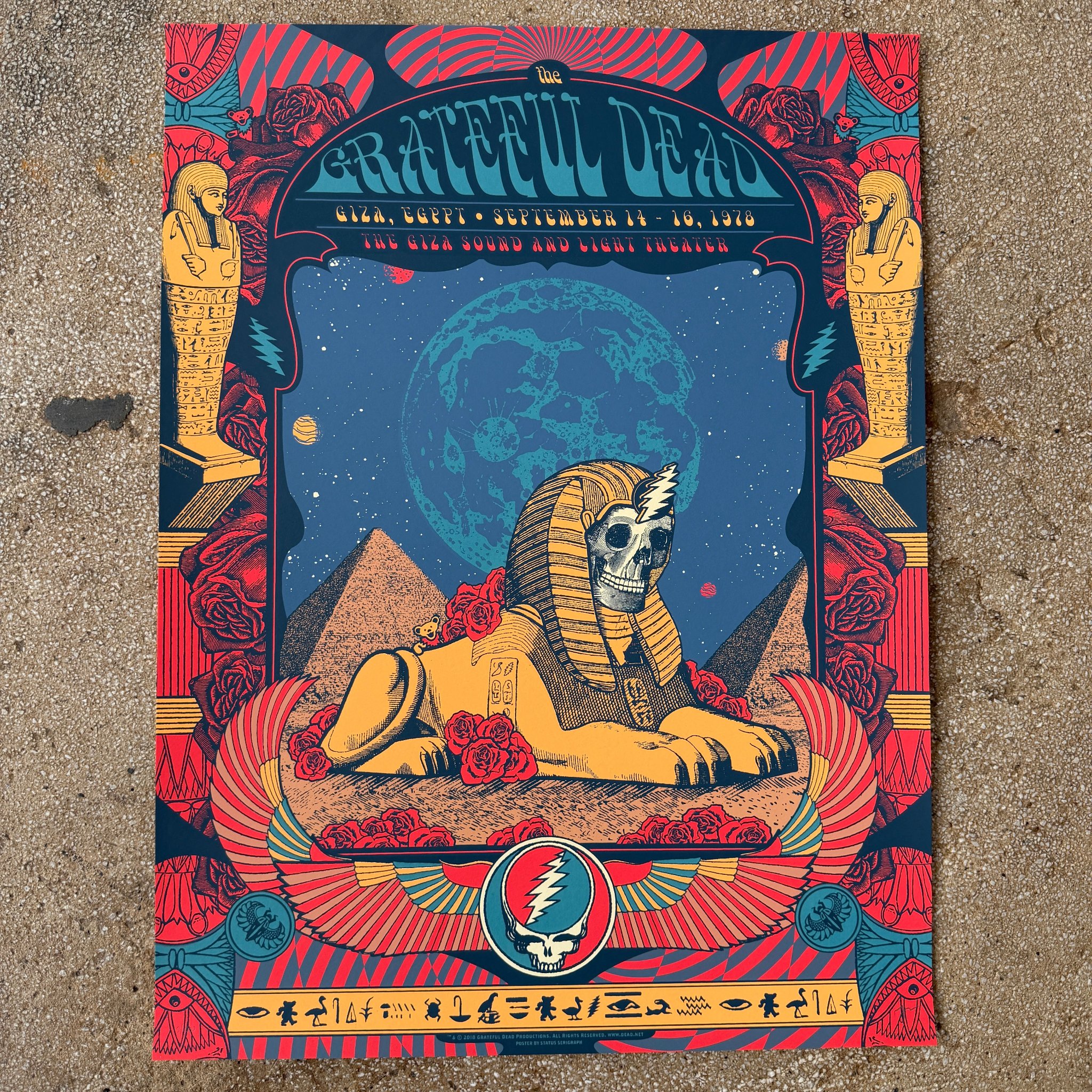 Grateful Dead poster by Status Serigraph