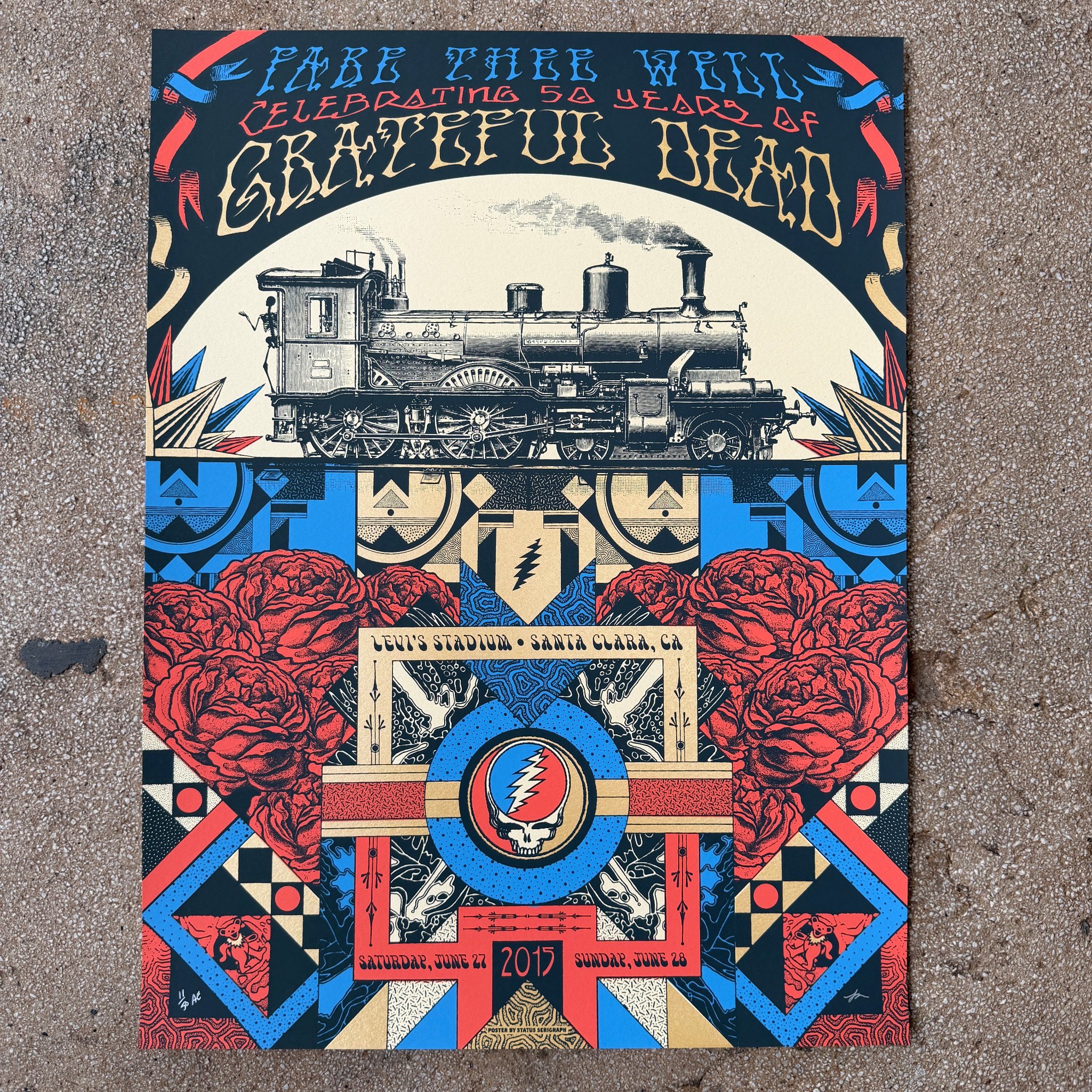 Fare Thee Well poster by Status Serigraph