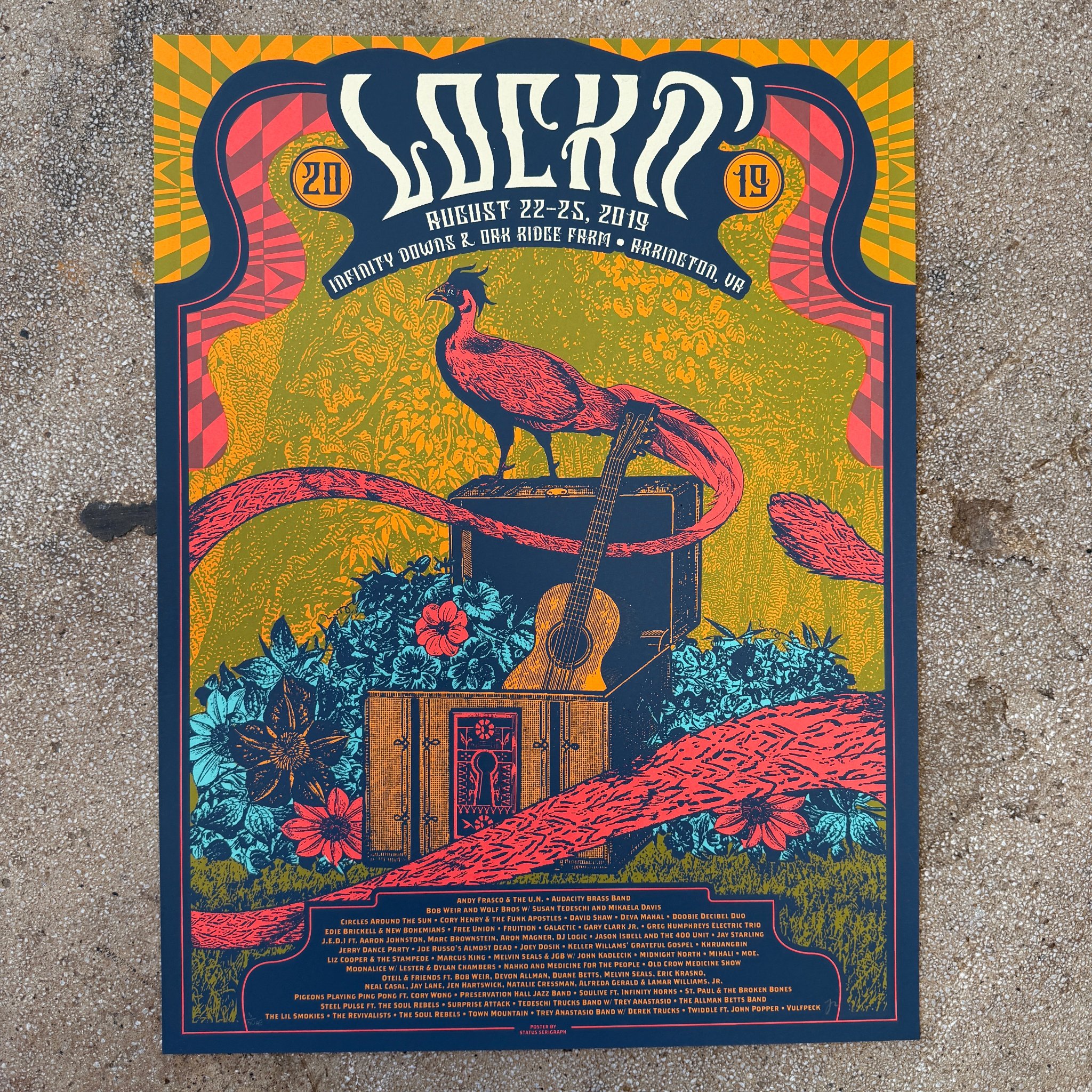 Lockn poster by Status Serigraph