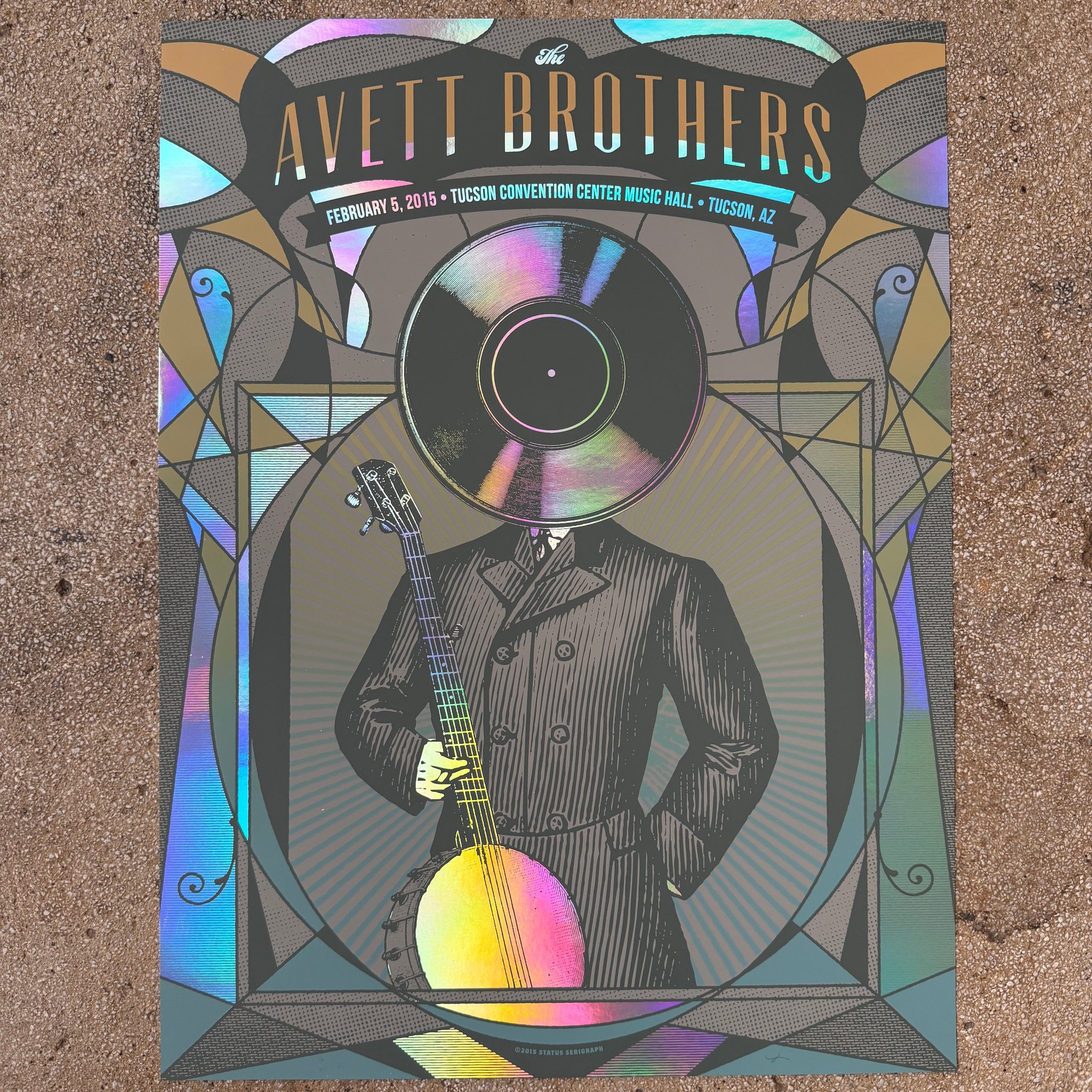 The Avett Brothers poster by Status Serigraph