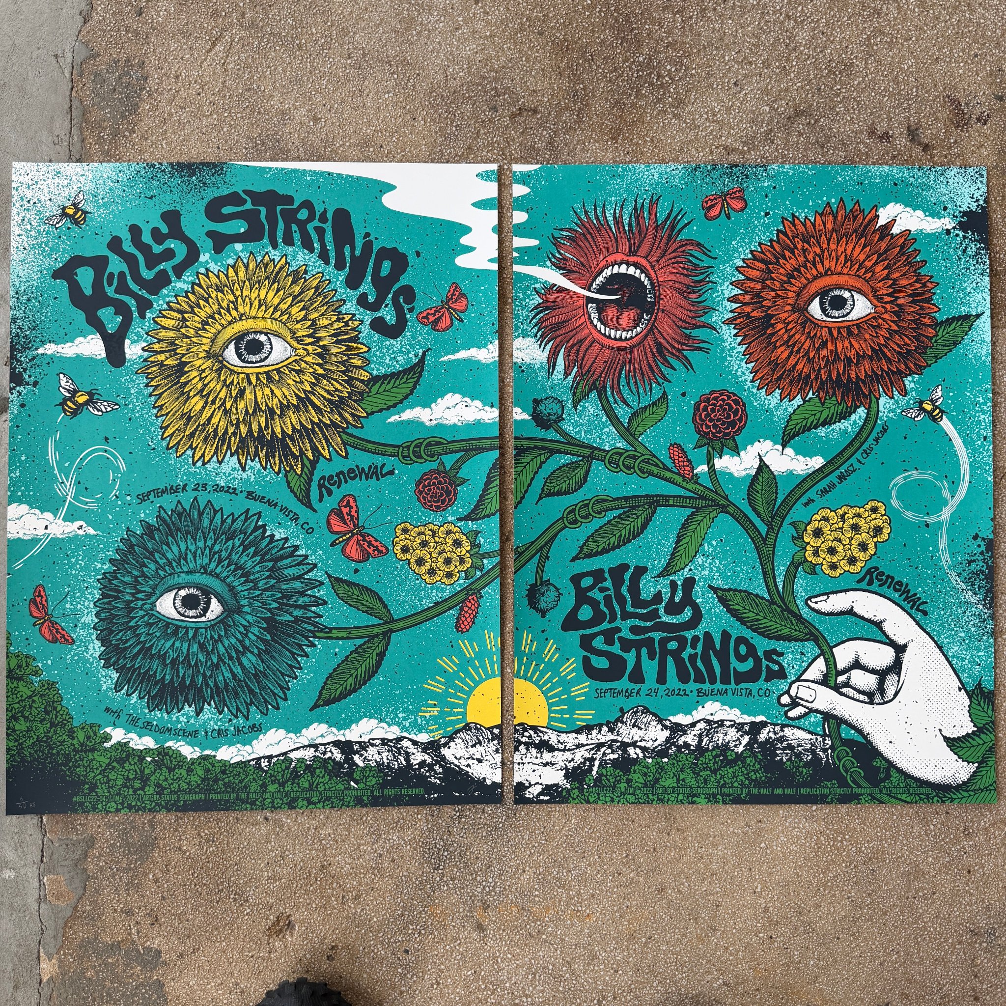 Billy Strings poster by Status Serigraph