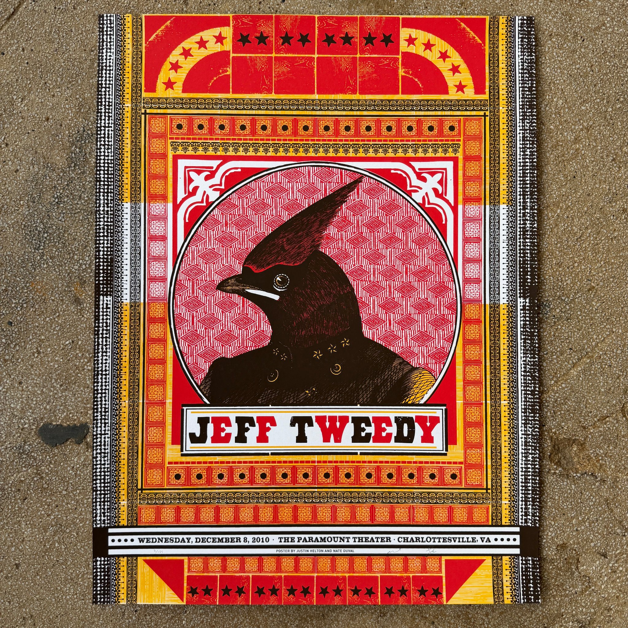 Jeff Tweedy poster by Status Serigraph