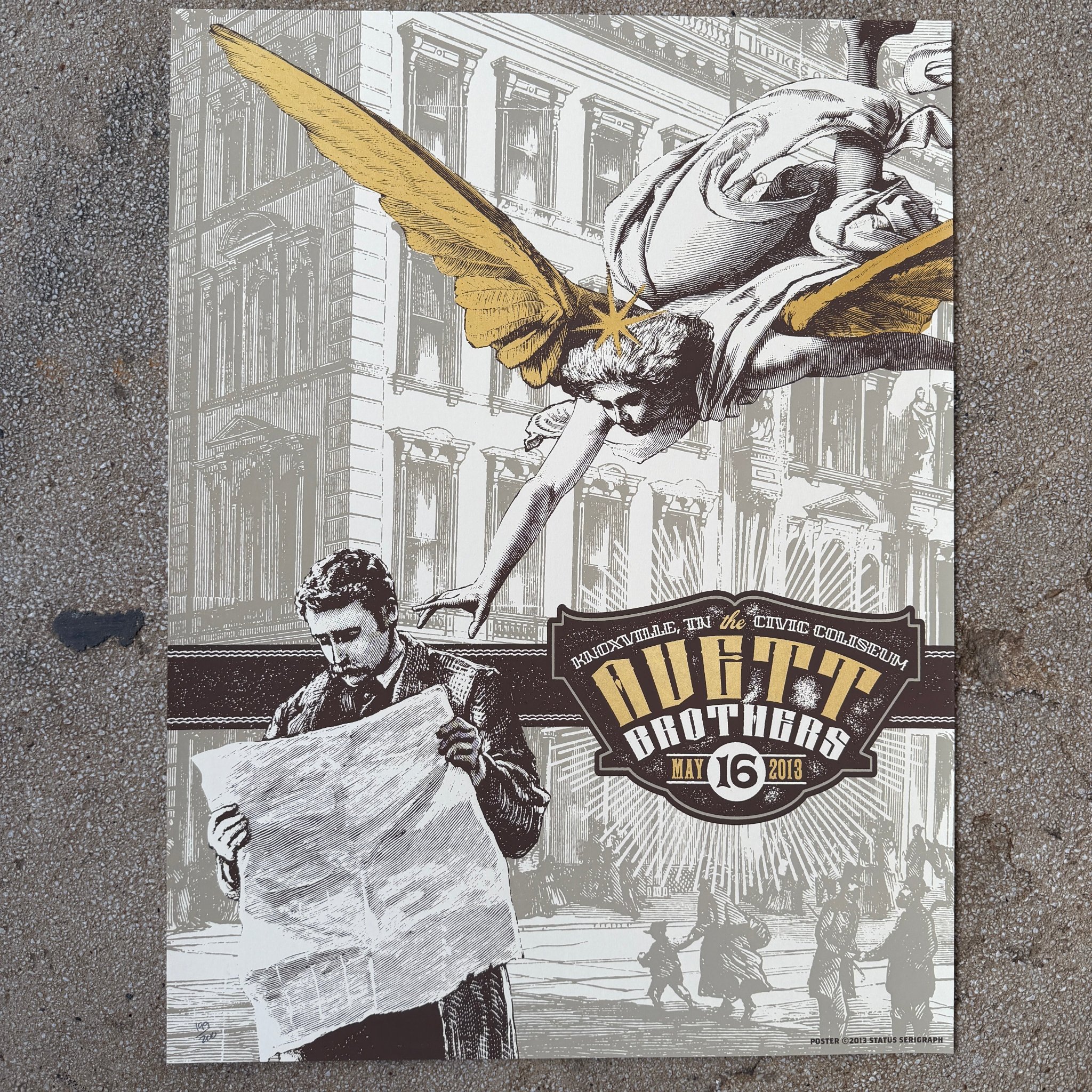 The Avett Brothers poster by Status Serigraph