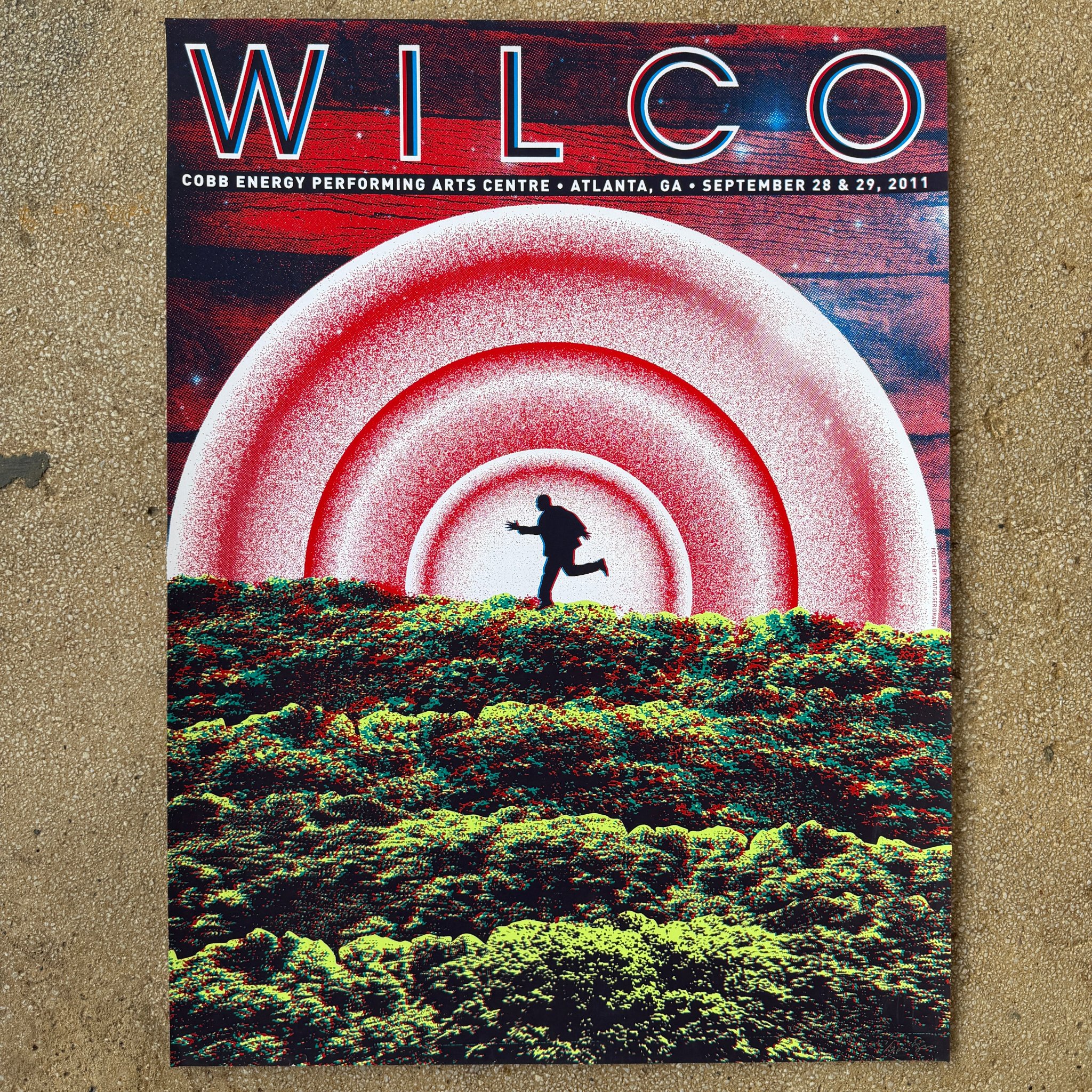 Wilco poster by Status Serigraph