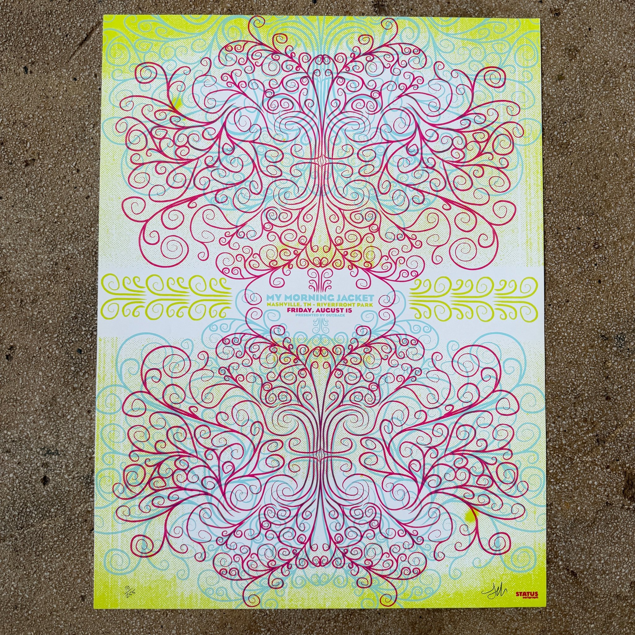 My Morning Jacket poster by Status Serigraph