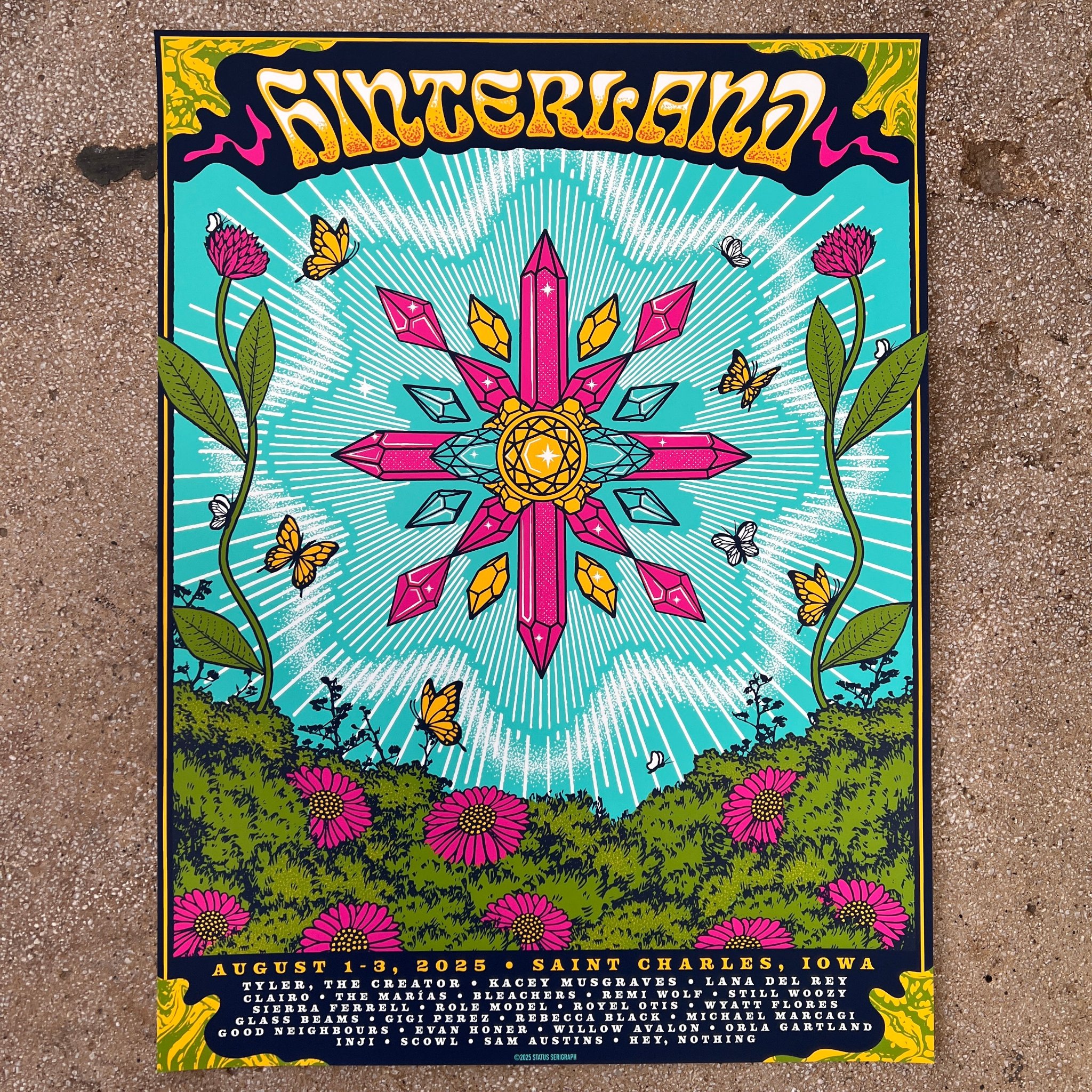 Hinterland poster by Status Serigraph