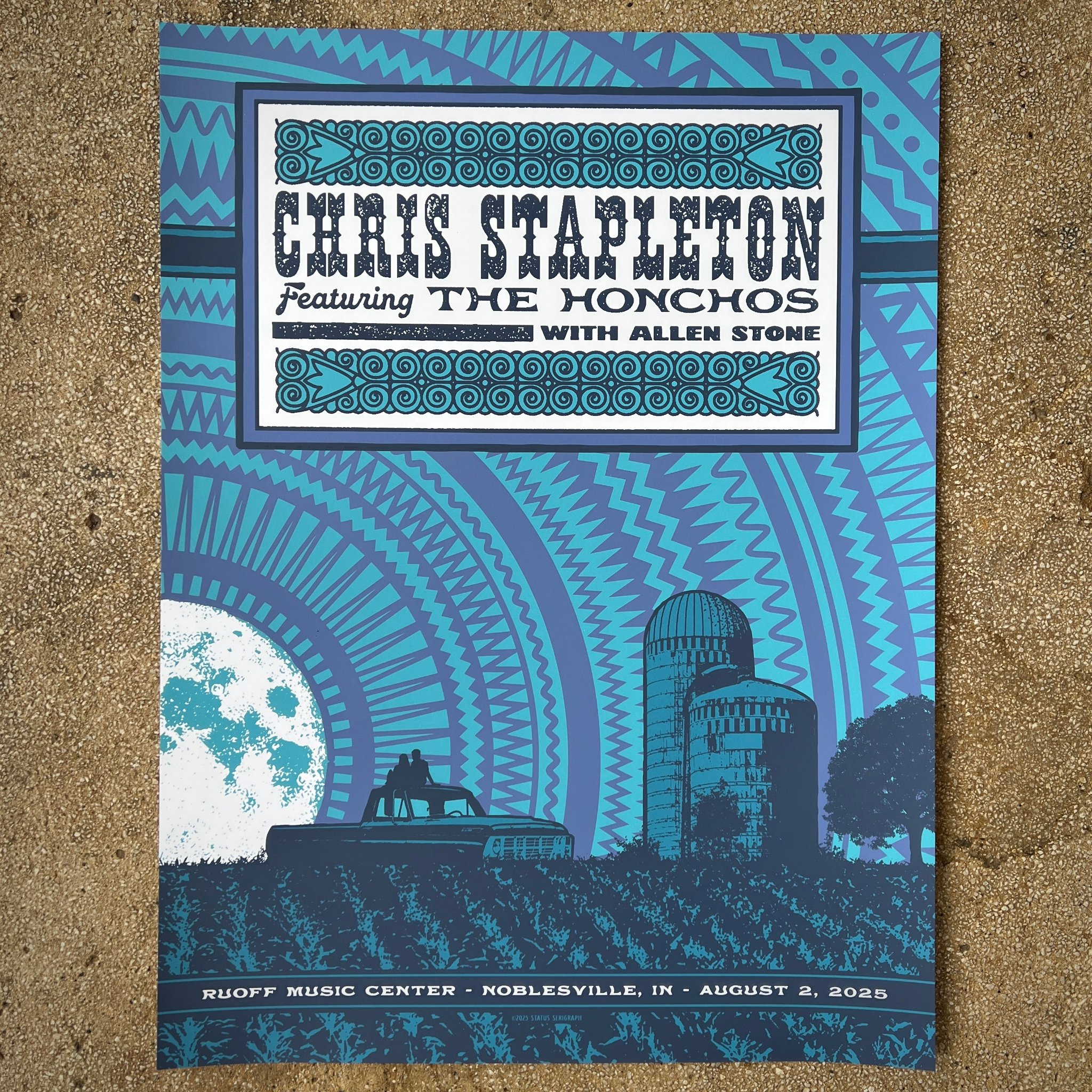 Chris Stapleton poster by Status Serigraph
