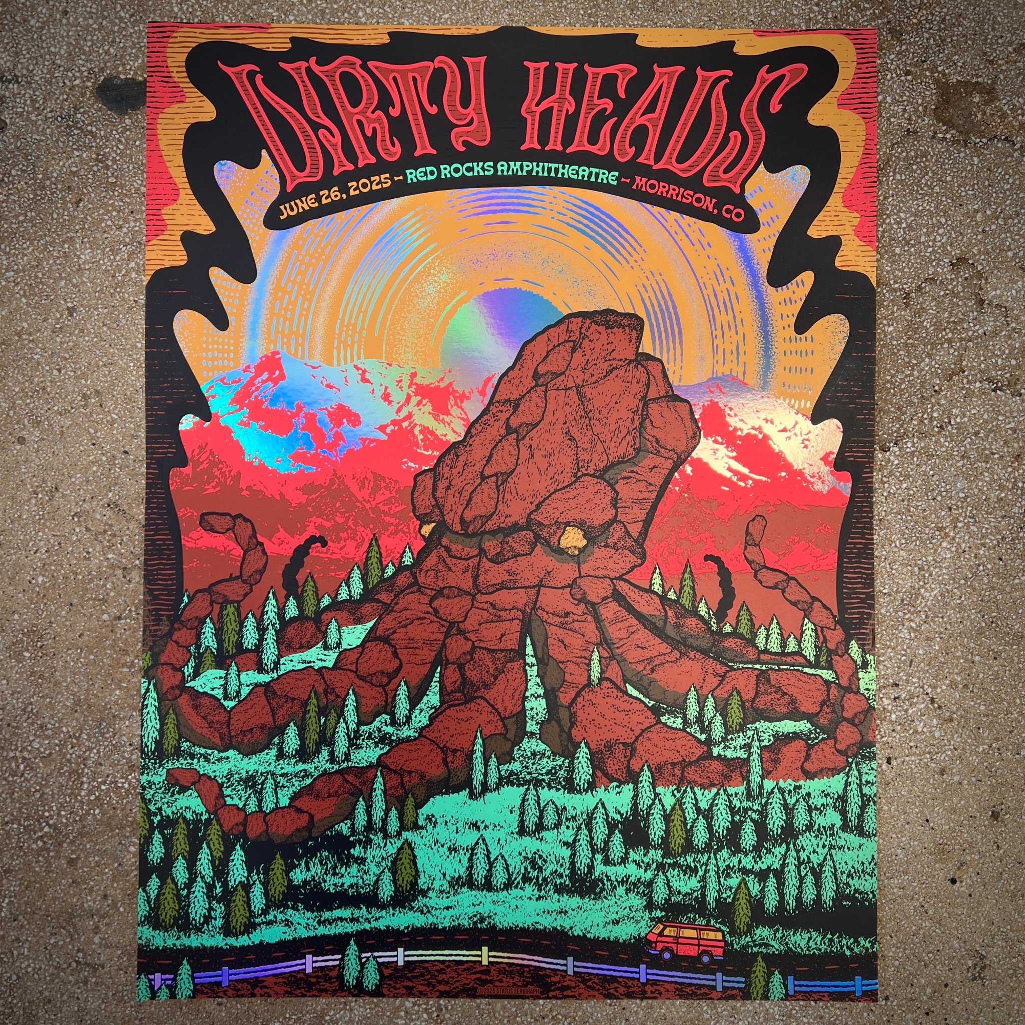 Dirty Heads poster by Status Serigraph