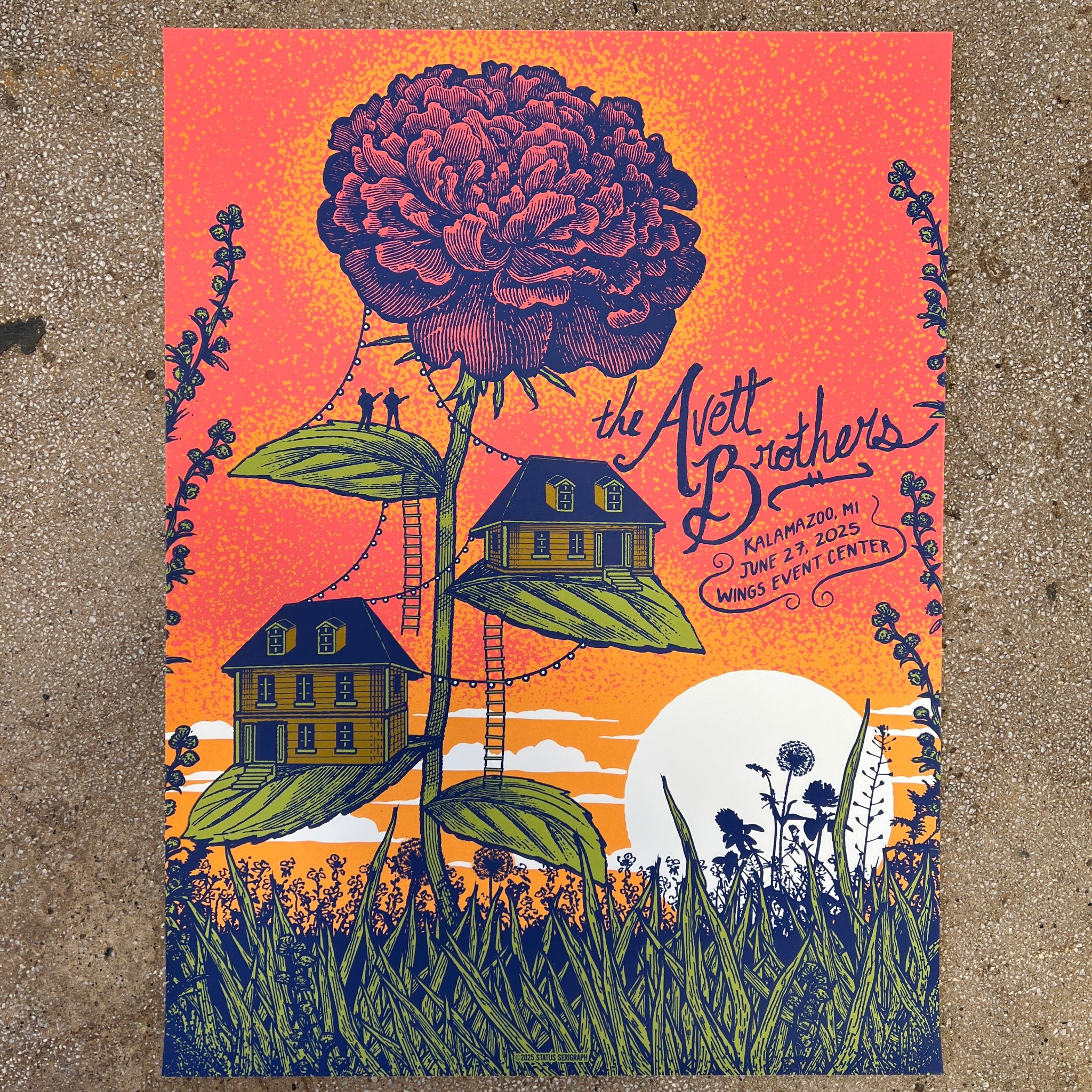 The Avett Brothers poster by Status Serigraph