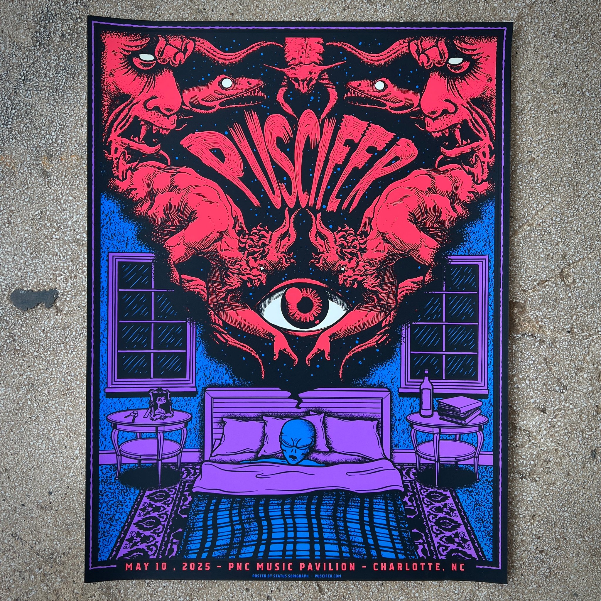 Puscifer poster by Status Serigraph