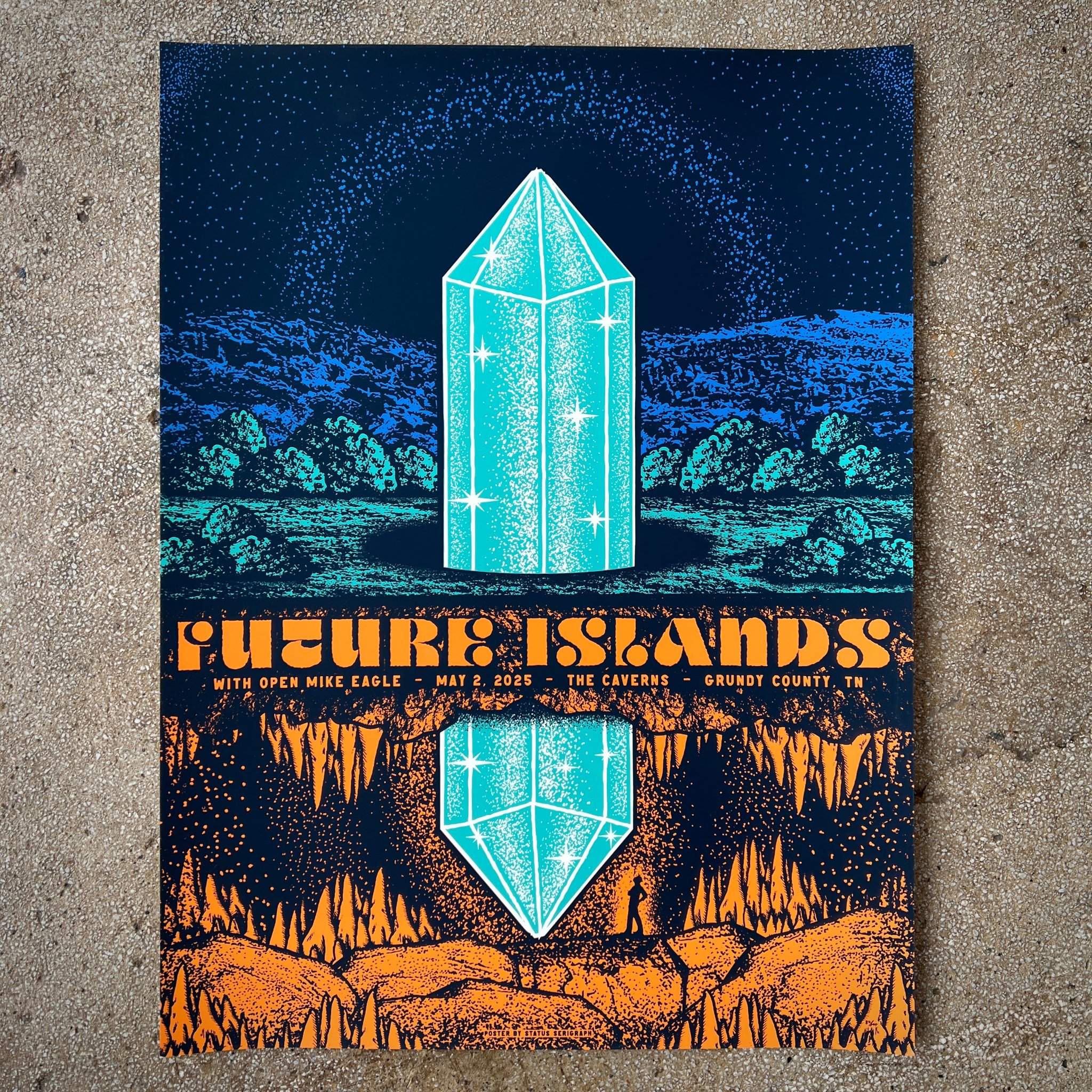 Future Islands poster by Status Serigraph