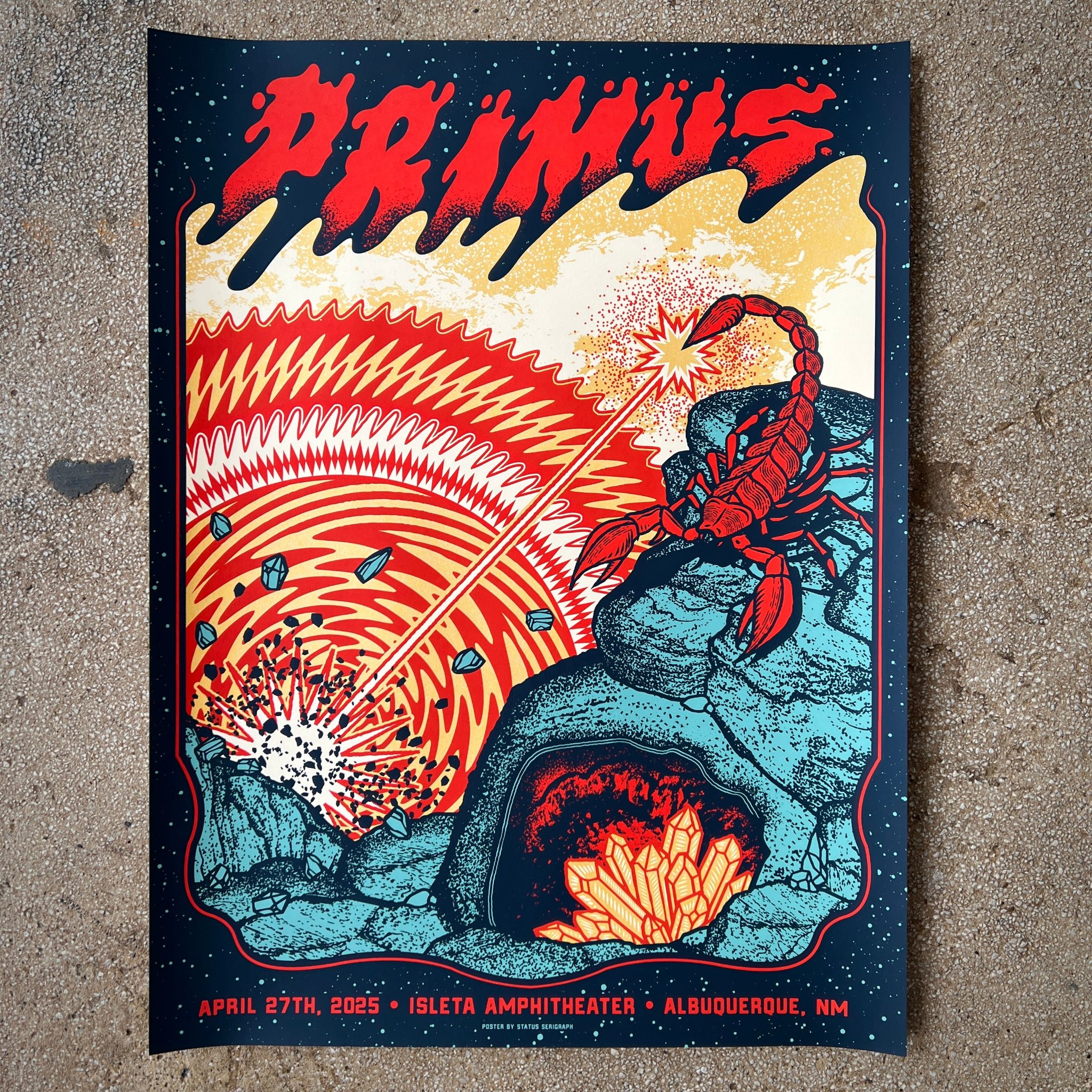 Primus poster by Status Serigraph