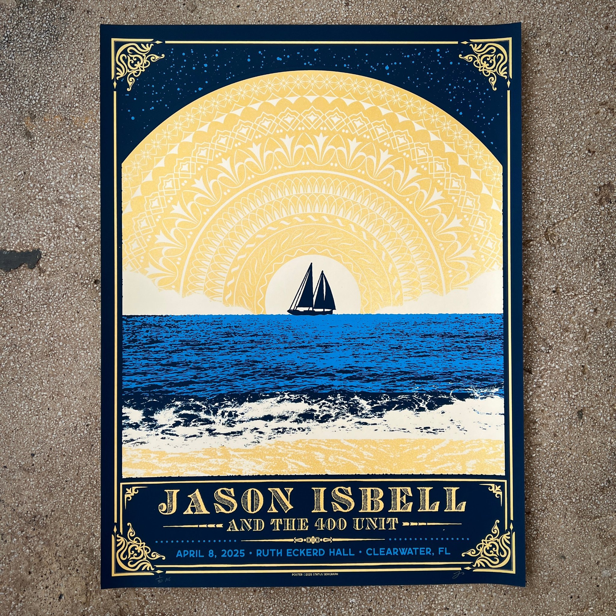 Jason Isbell poster by Status Serigraph