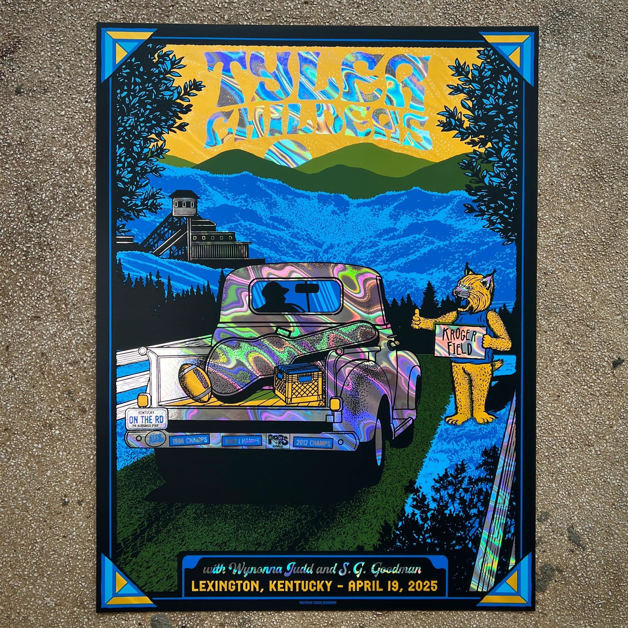 Tyler Childers Lexington poster by Status Serigraph