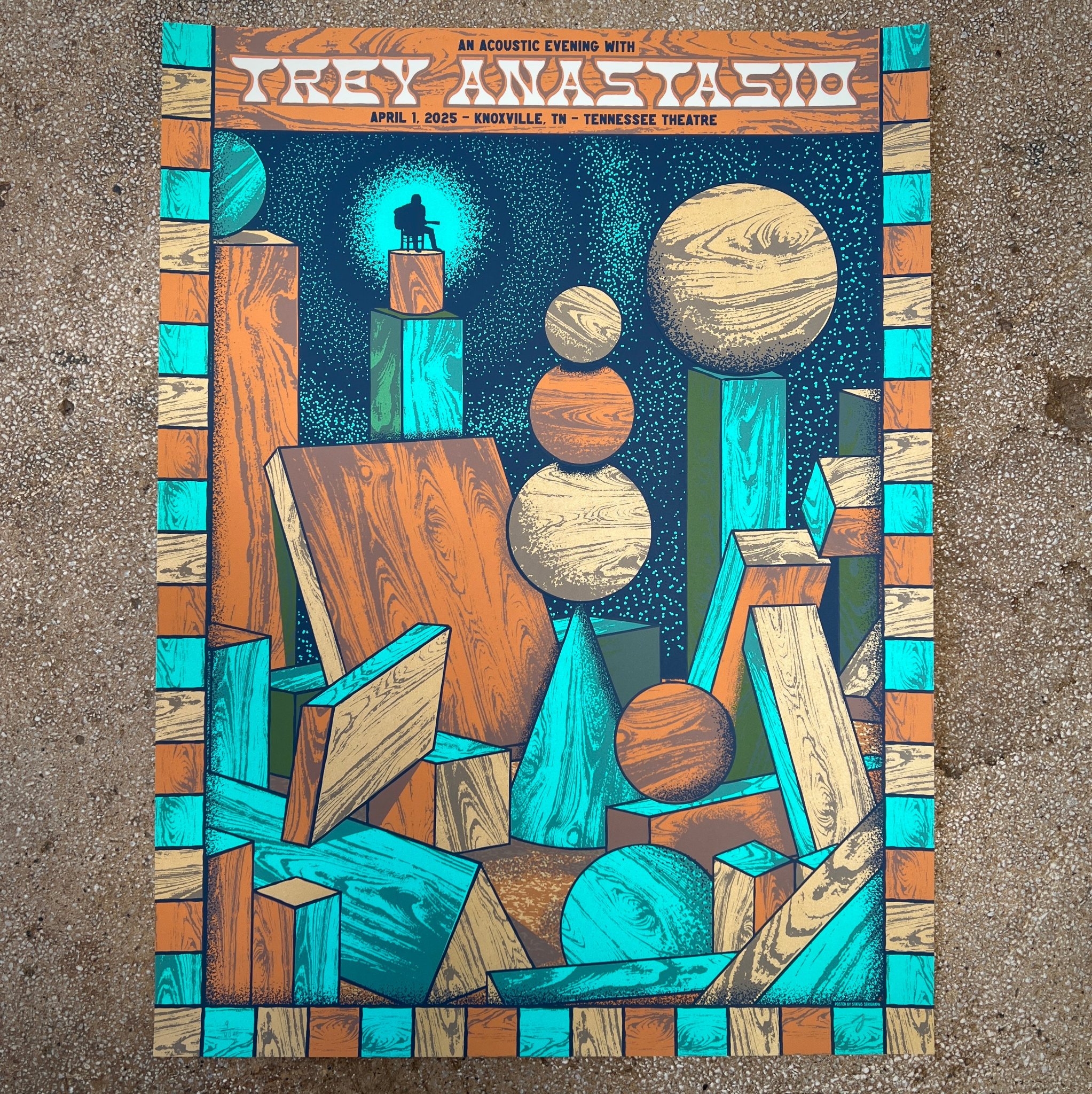 Trey Anastasio poster by Status Serigraph