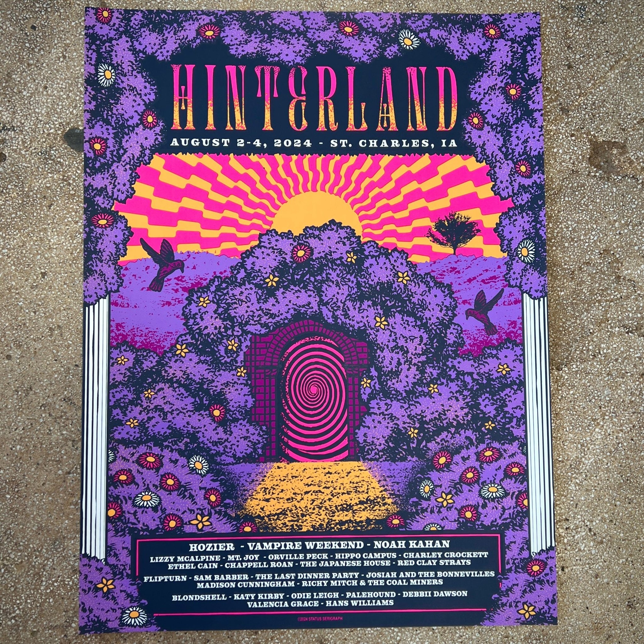 Hinterland poster by Status Serigraph