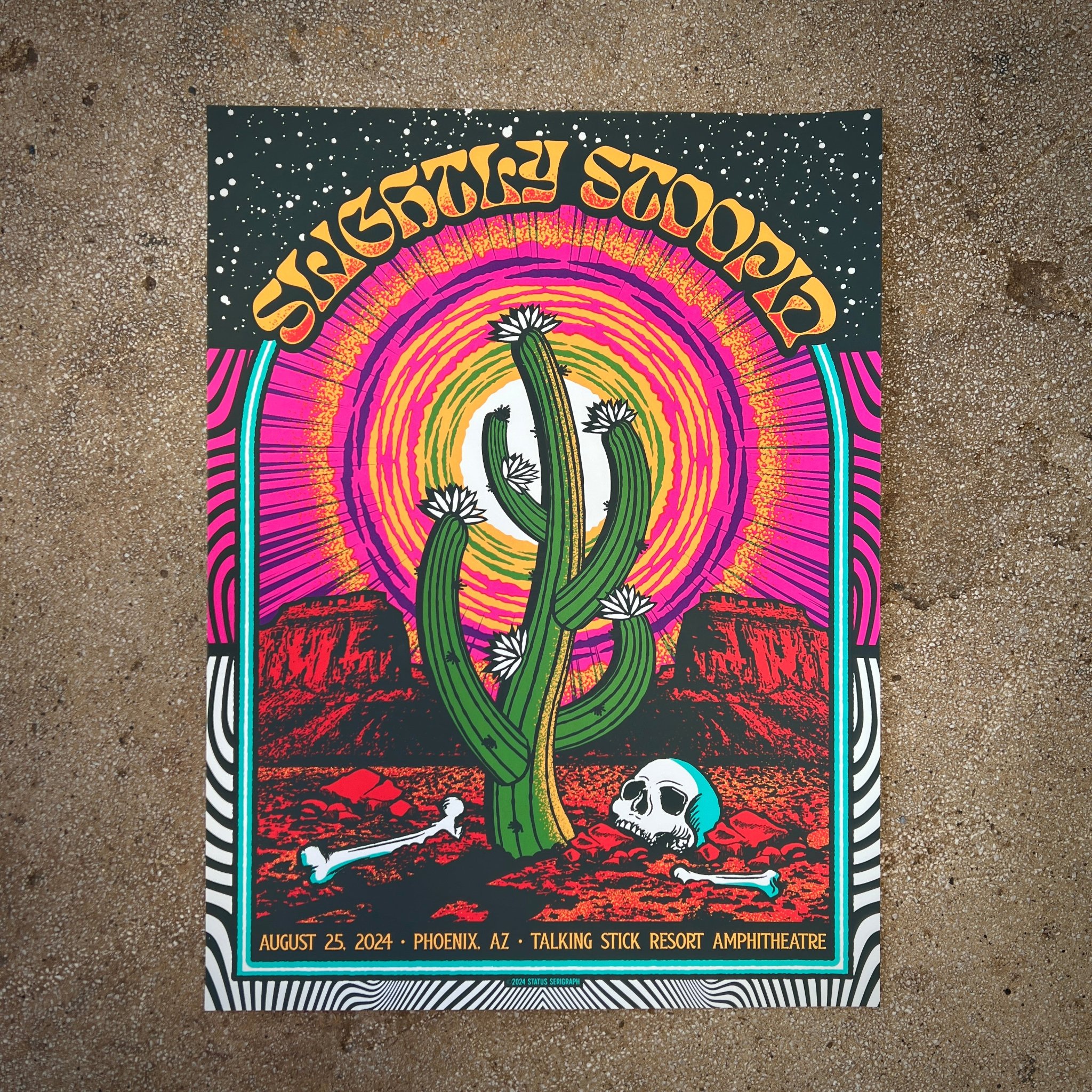 Slightly Stoopid poster by Status Serigraph