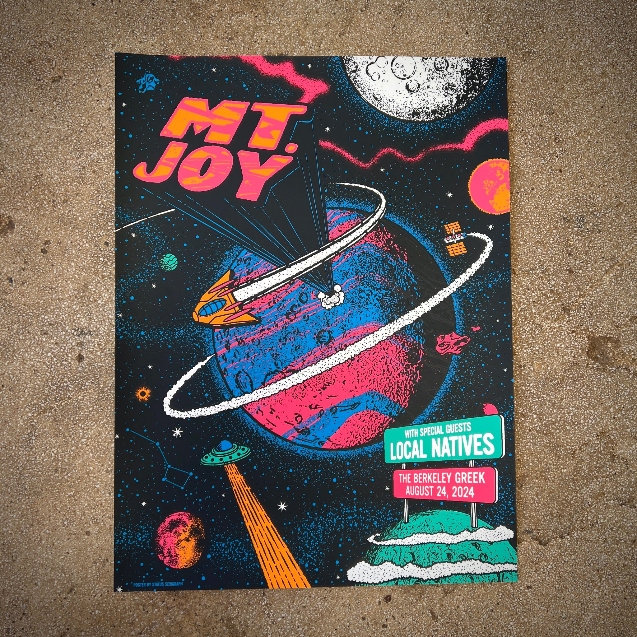 Mt. Joy poster by Status Serigraph