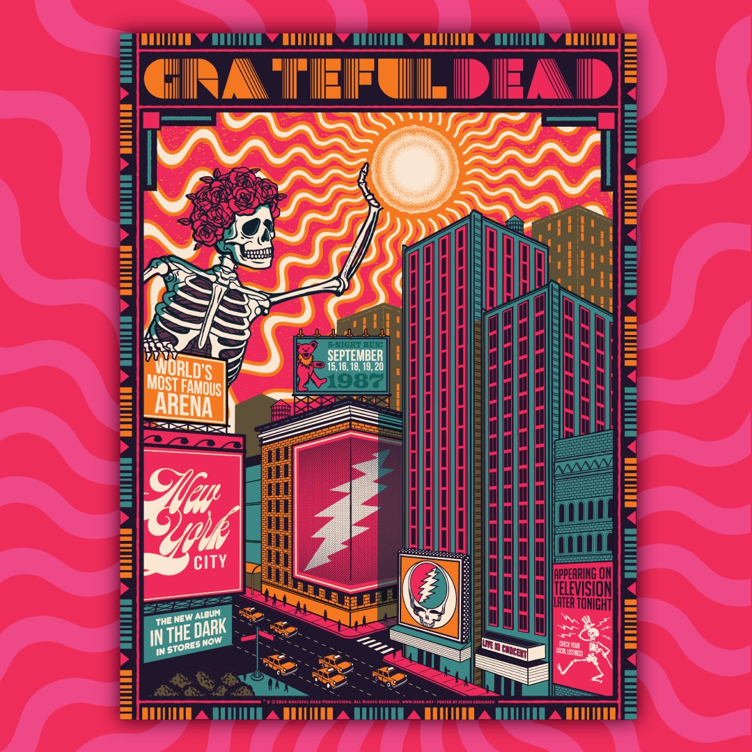 Grateful Dead Milestone #10 poster by Status Serigraph