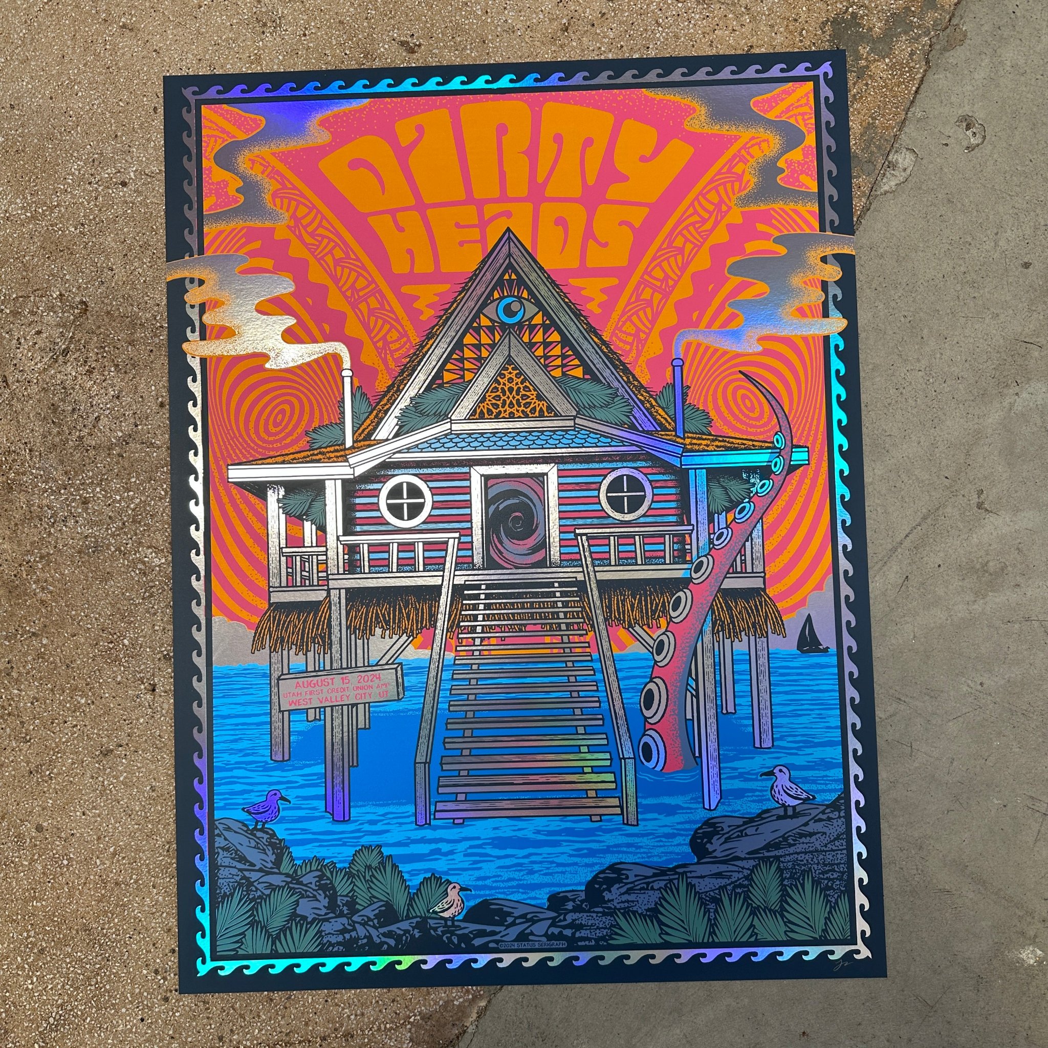 Dirty Heads poster by Status Serigraph