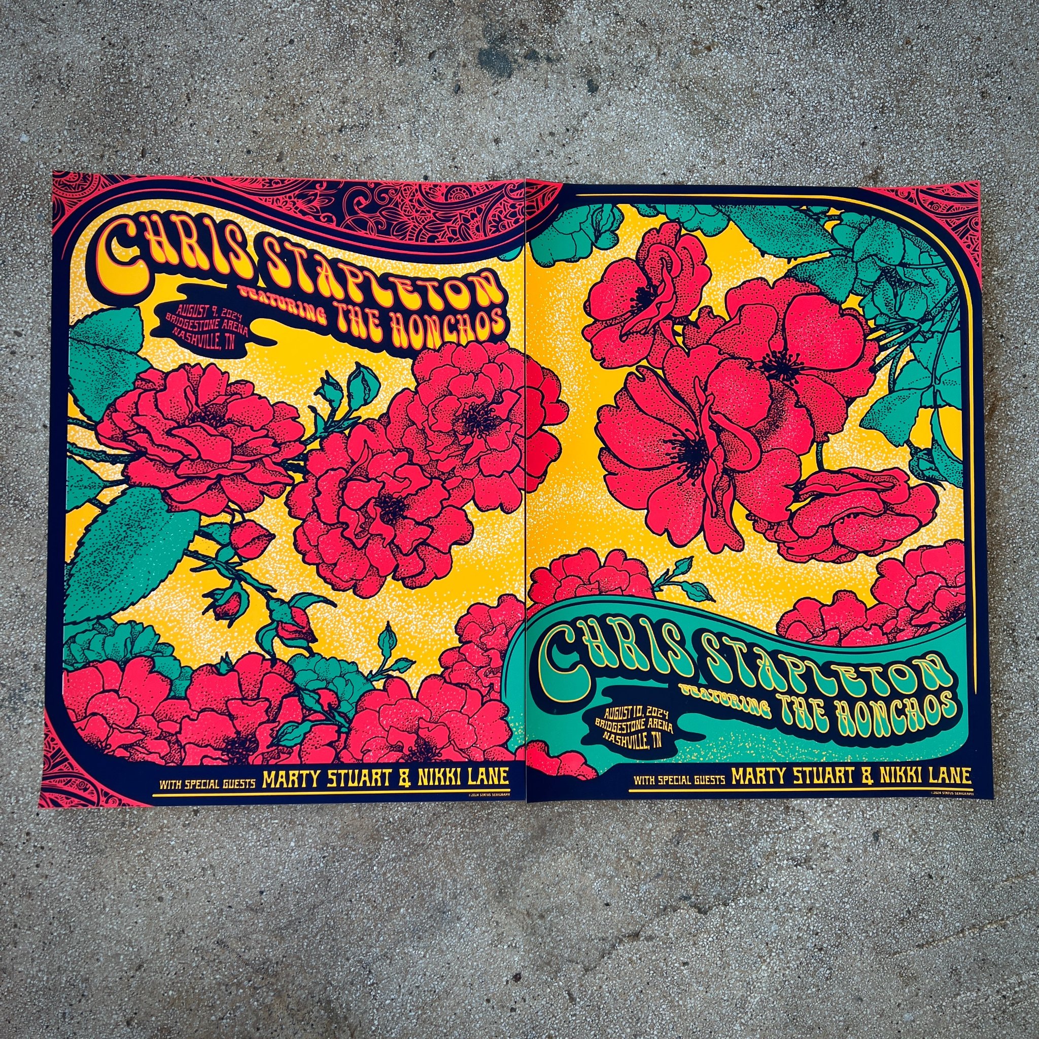 Chris Stapleton poster by Status Serigraph