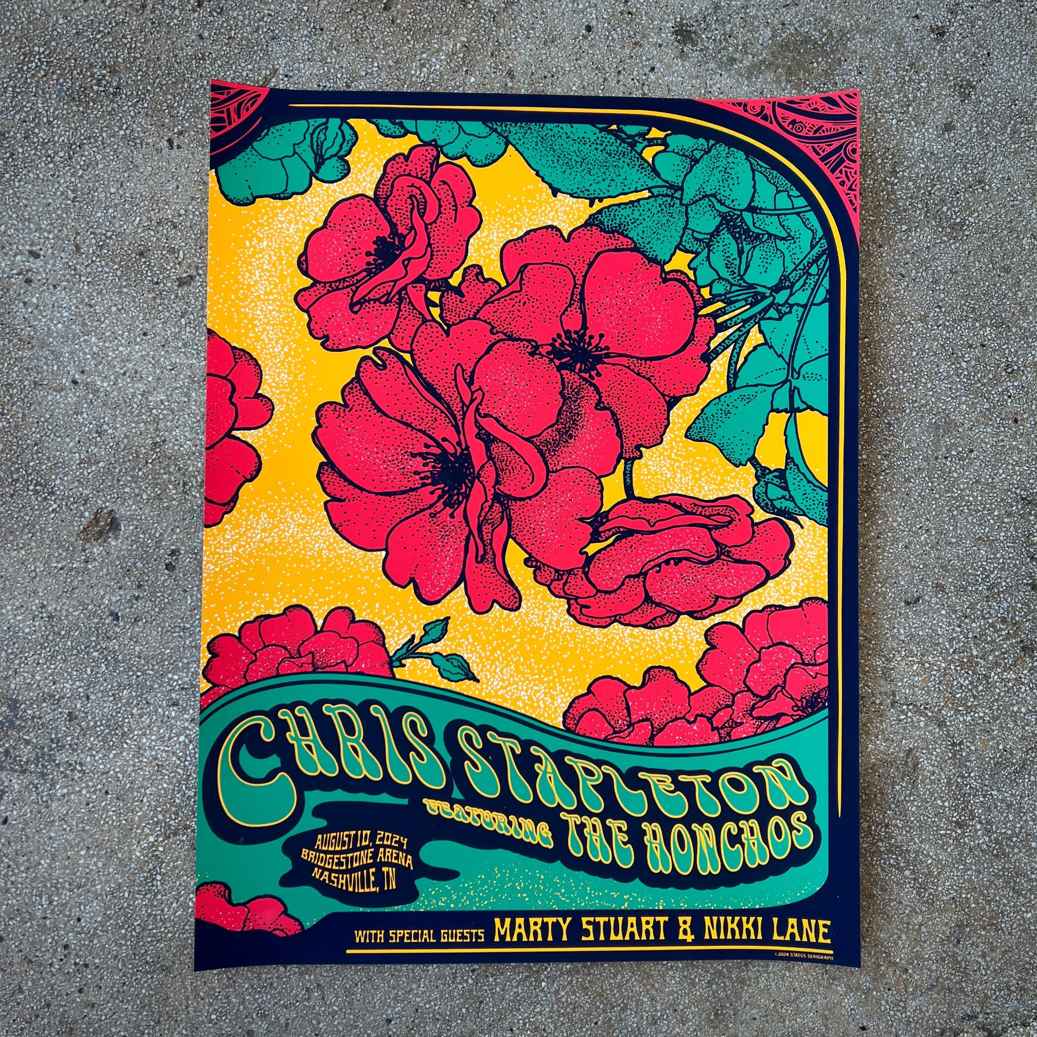 Chris Stapleton poster by Status Serigraph