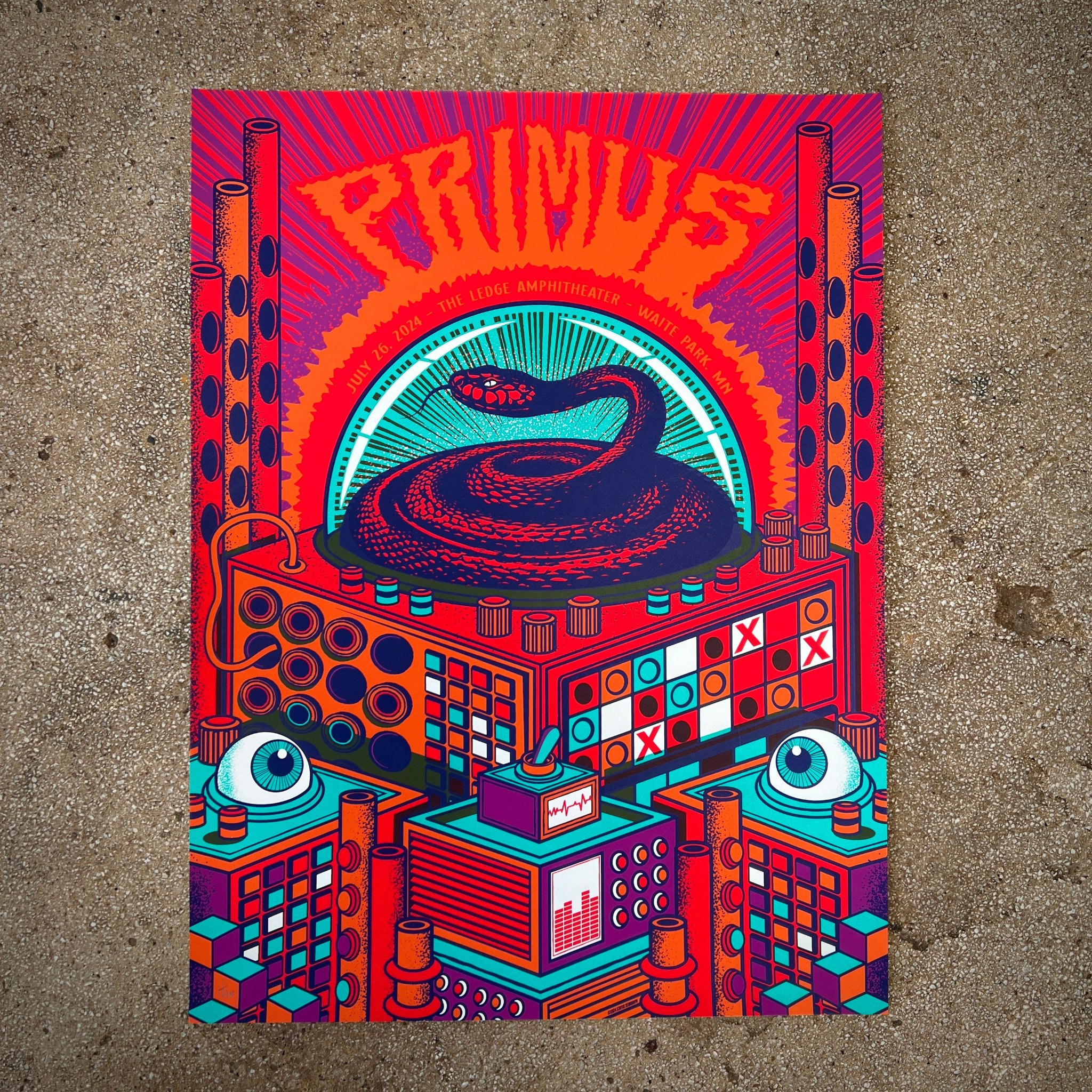 Primus poster by Status Serigraph
