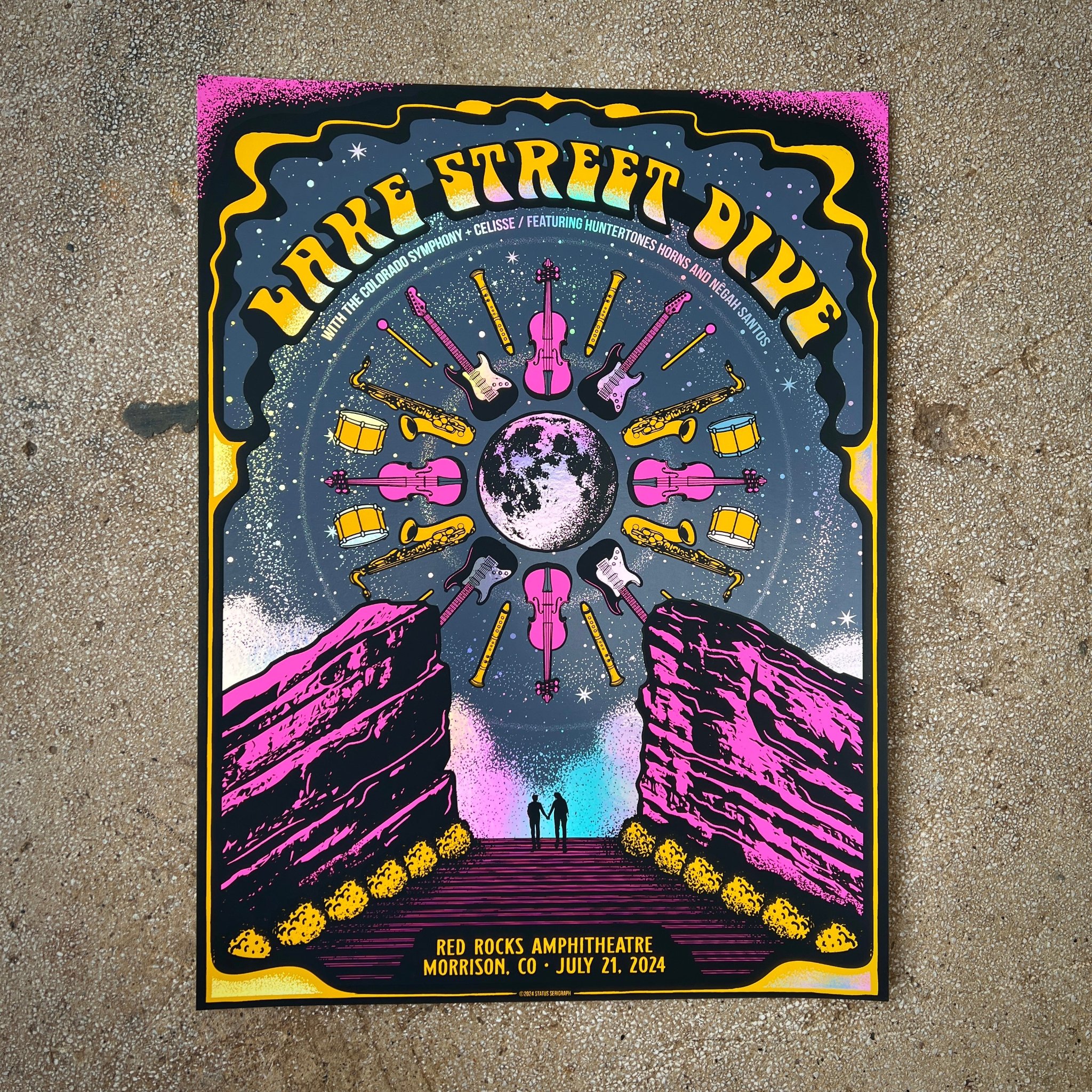 Lake Street Dive poster by Status Serigraph