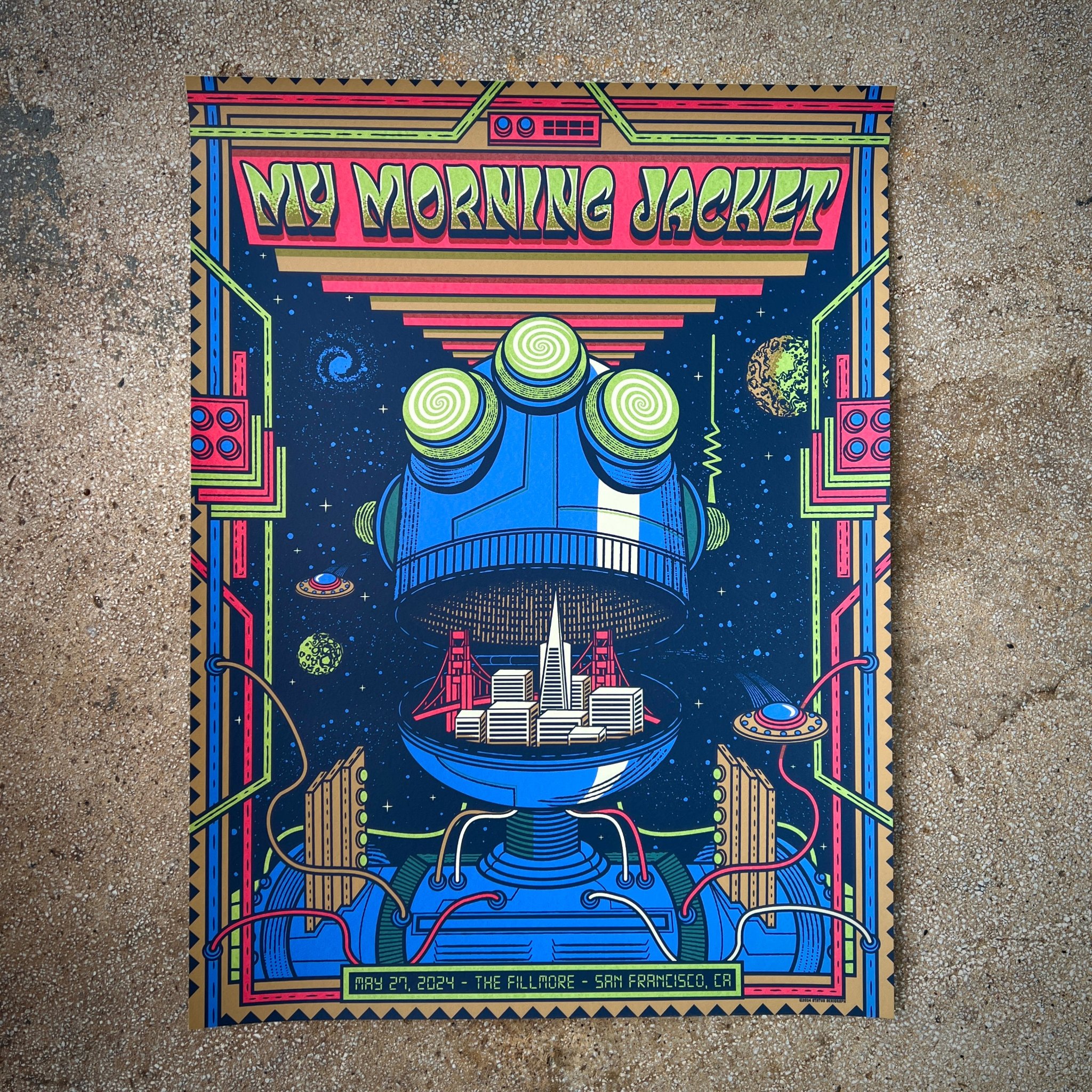 My Morning Jacket poster by Status Serigraph